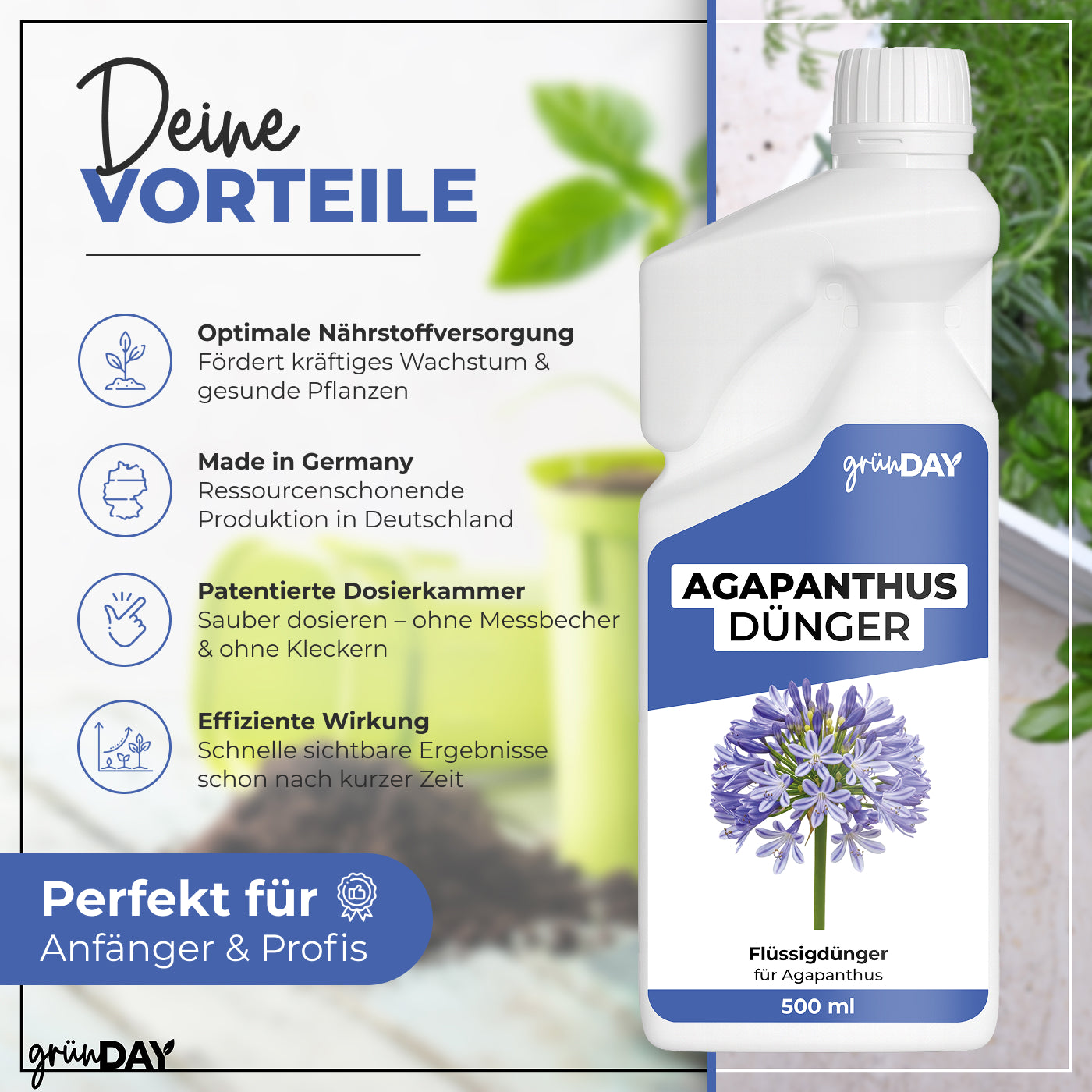 Gründay Agapanthusdünger – Produktansicht 2