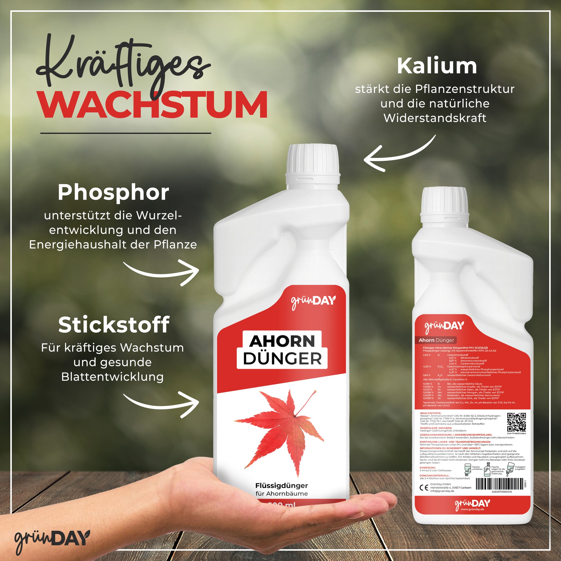 Ahorn-Flüssigdünger 500 ml
