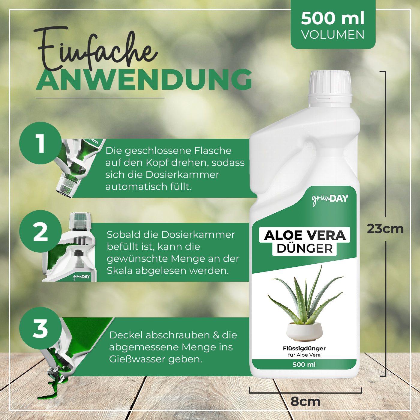 Gründay Aloe Vera  Dünger – Produktansicht 3