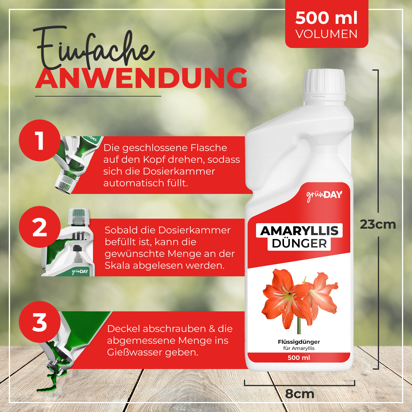 Gründay Amaryllis Dünger – Produktansicht 3