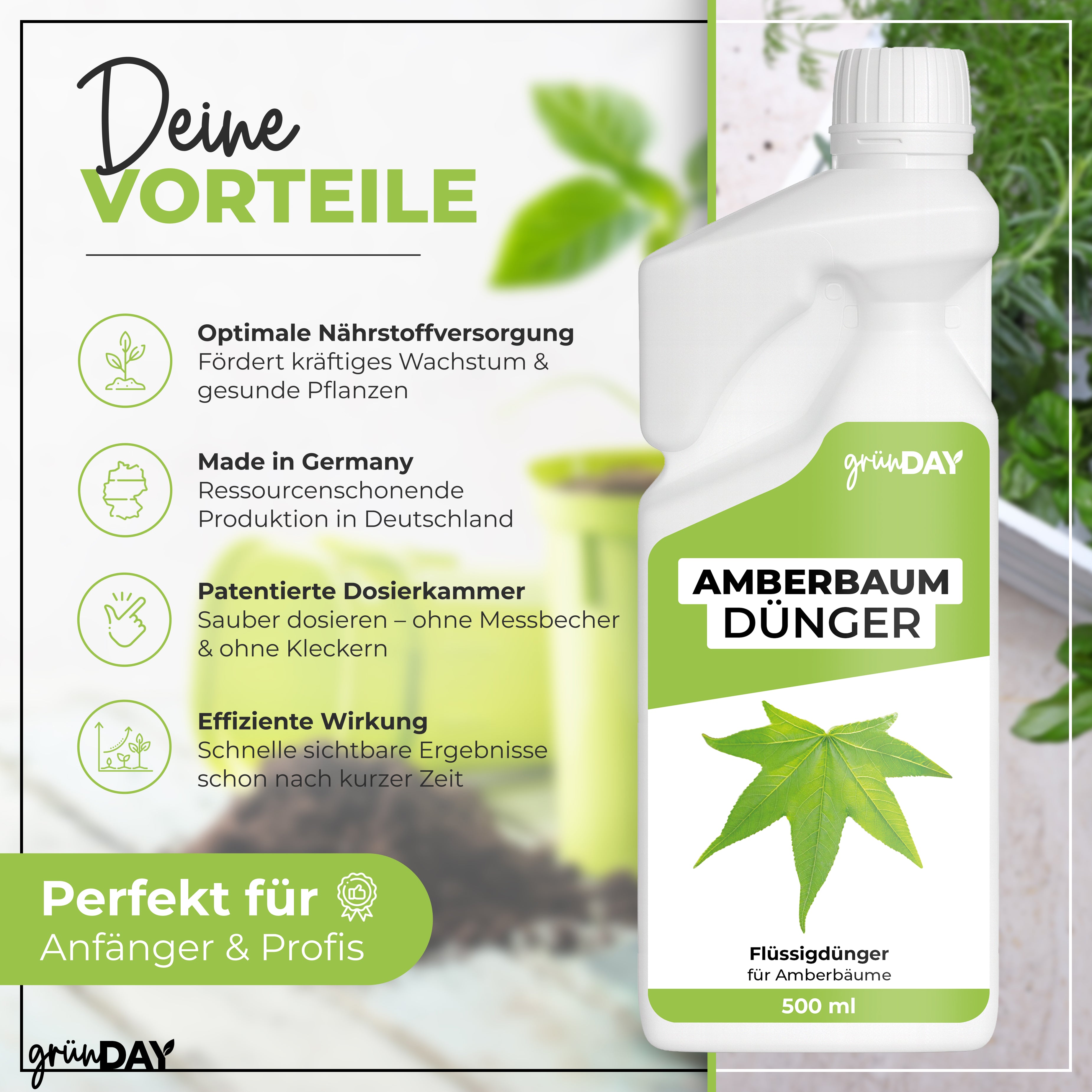 Gründay Amberbaumdünger – Produktansicht 2