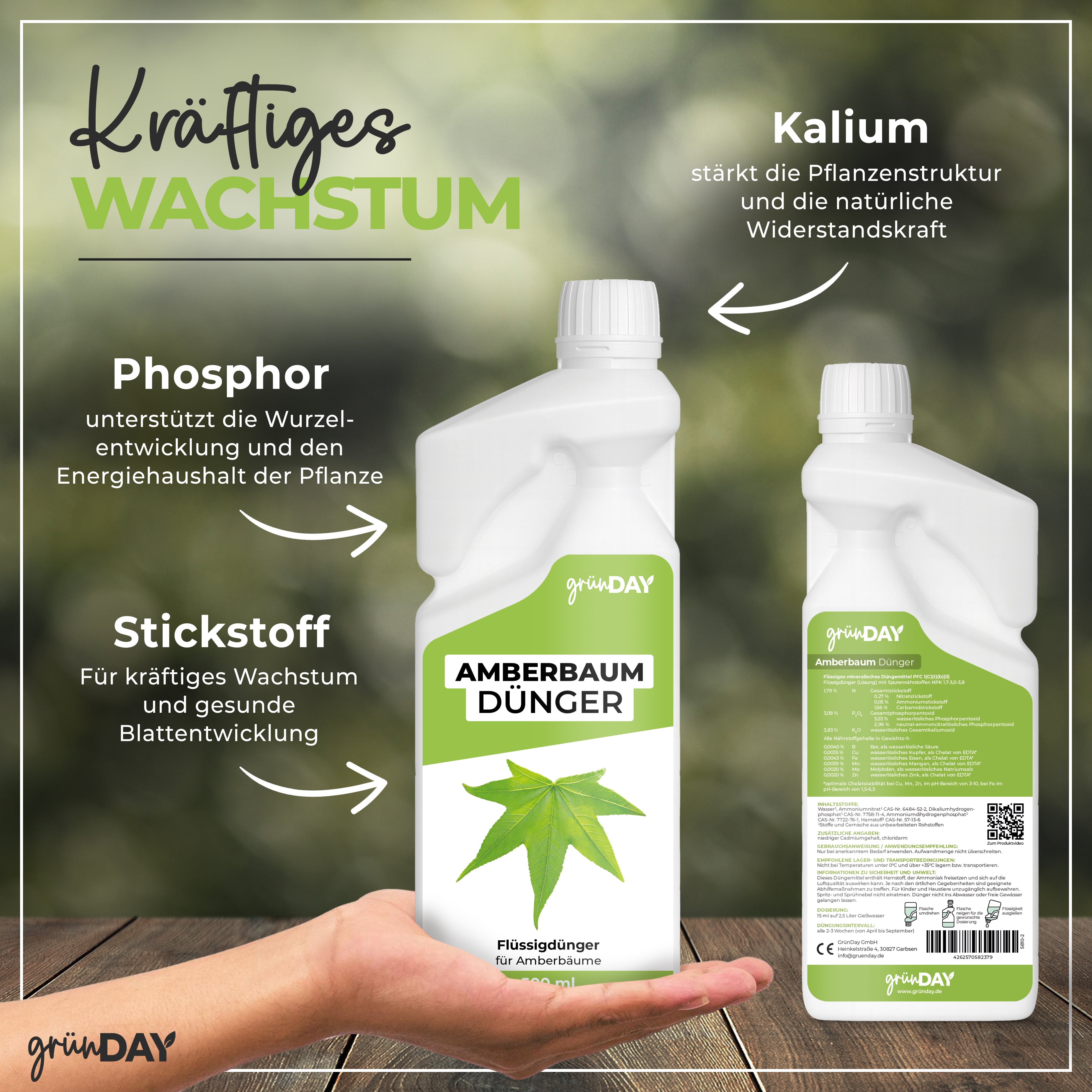 Gründay Amberbaumdünger – Produktansicht 4