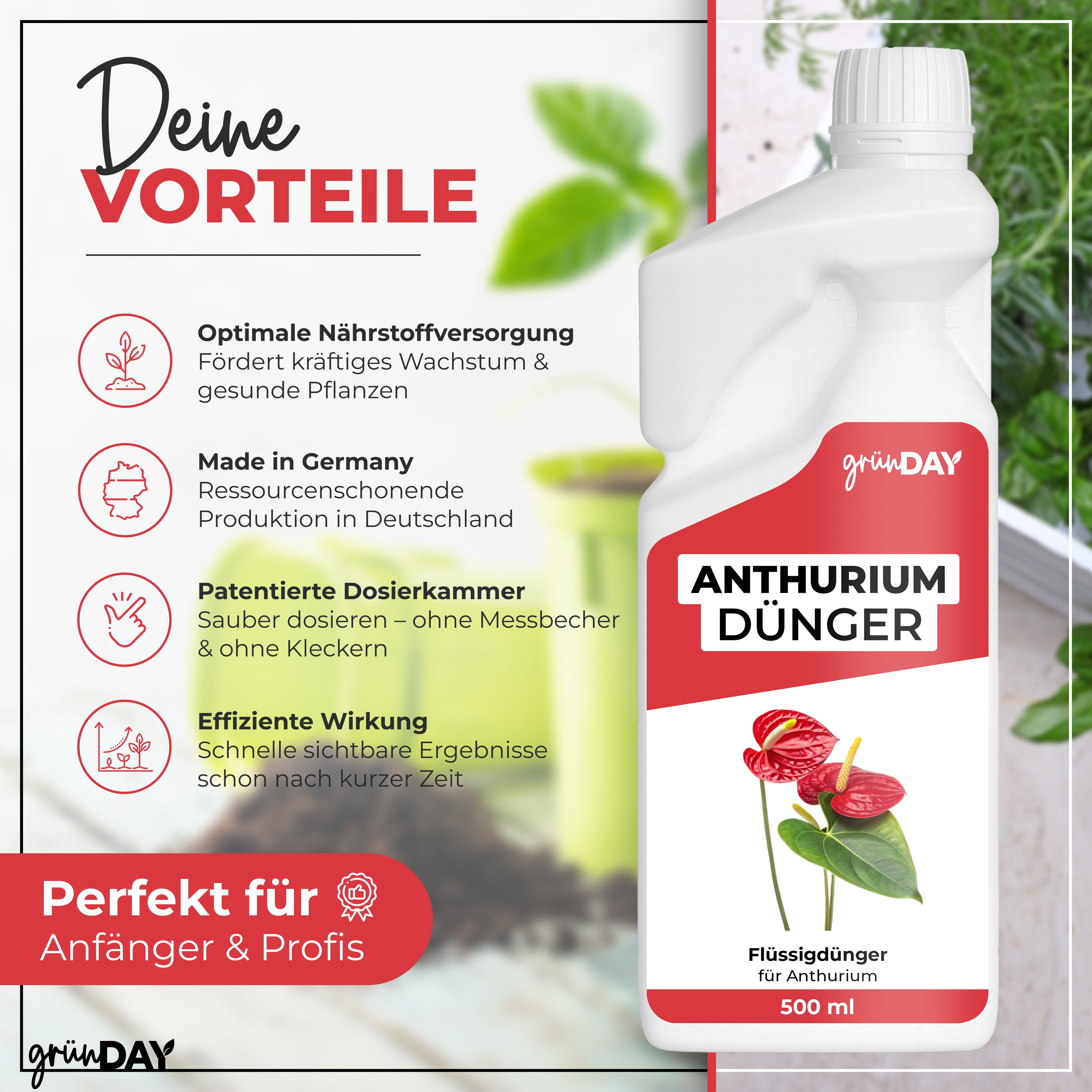 Gründay Anthurium Dünger – Produktansicht 2