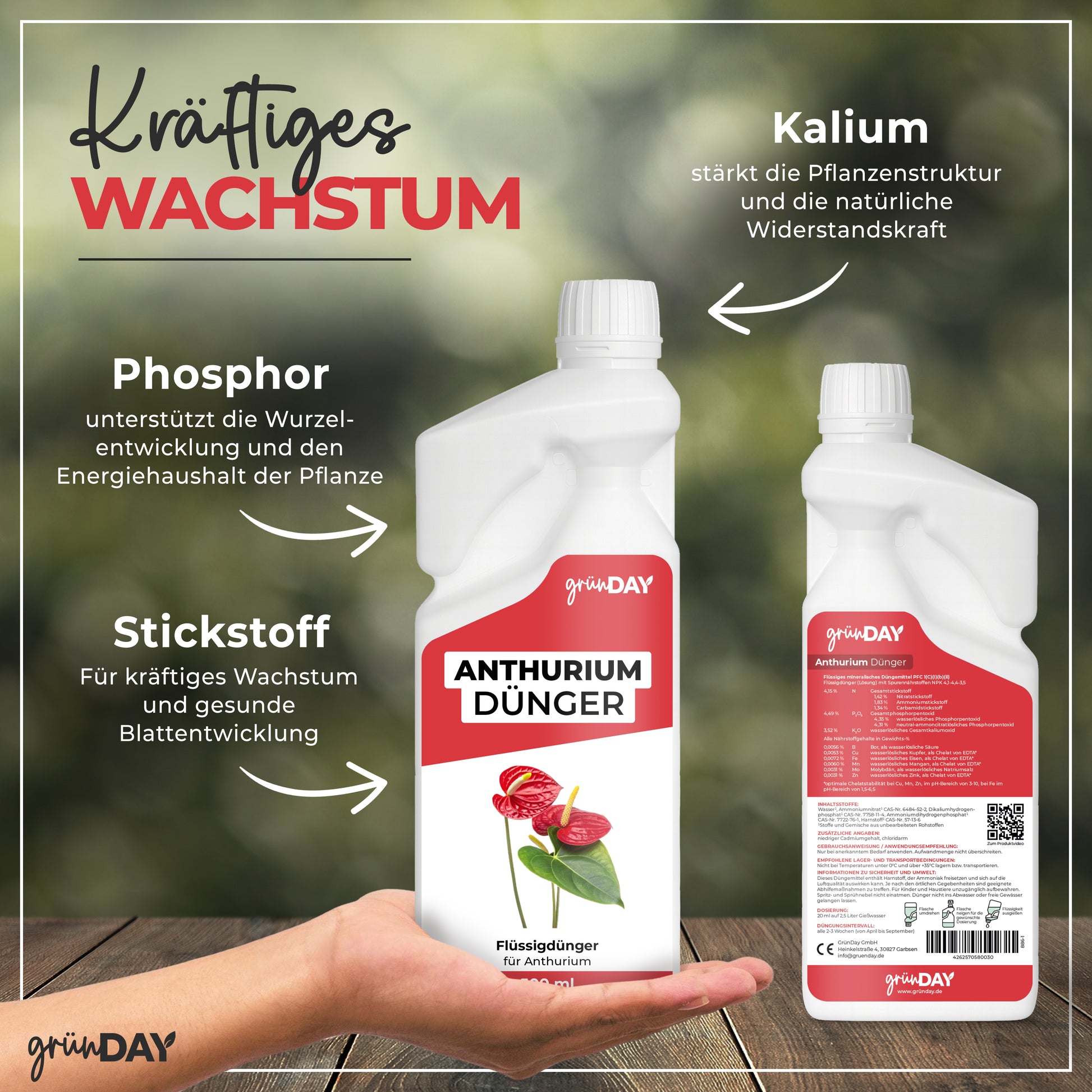 Gründay Anthurium Dünger – Produktansicht 4