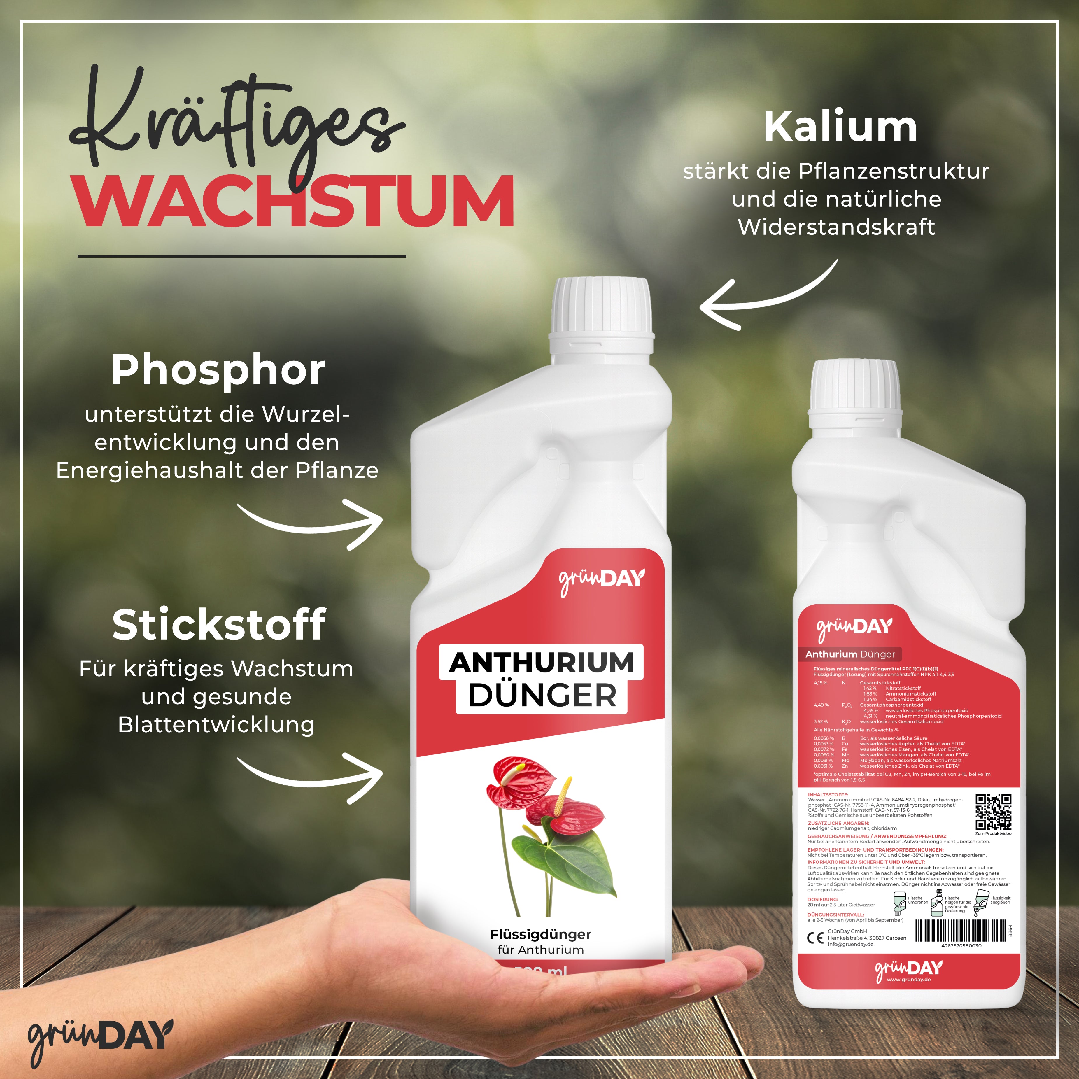 Gründay Anthurium Dünger – Produktansicht 4