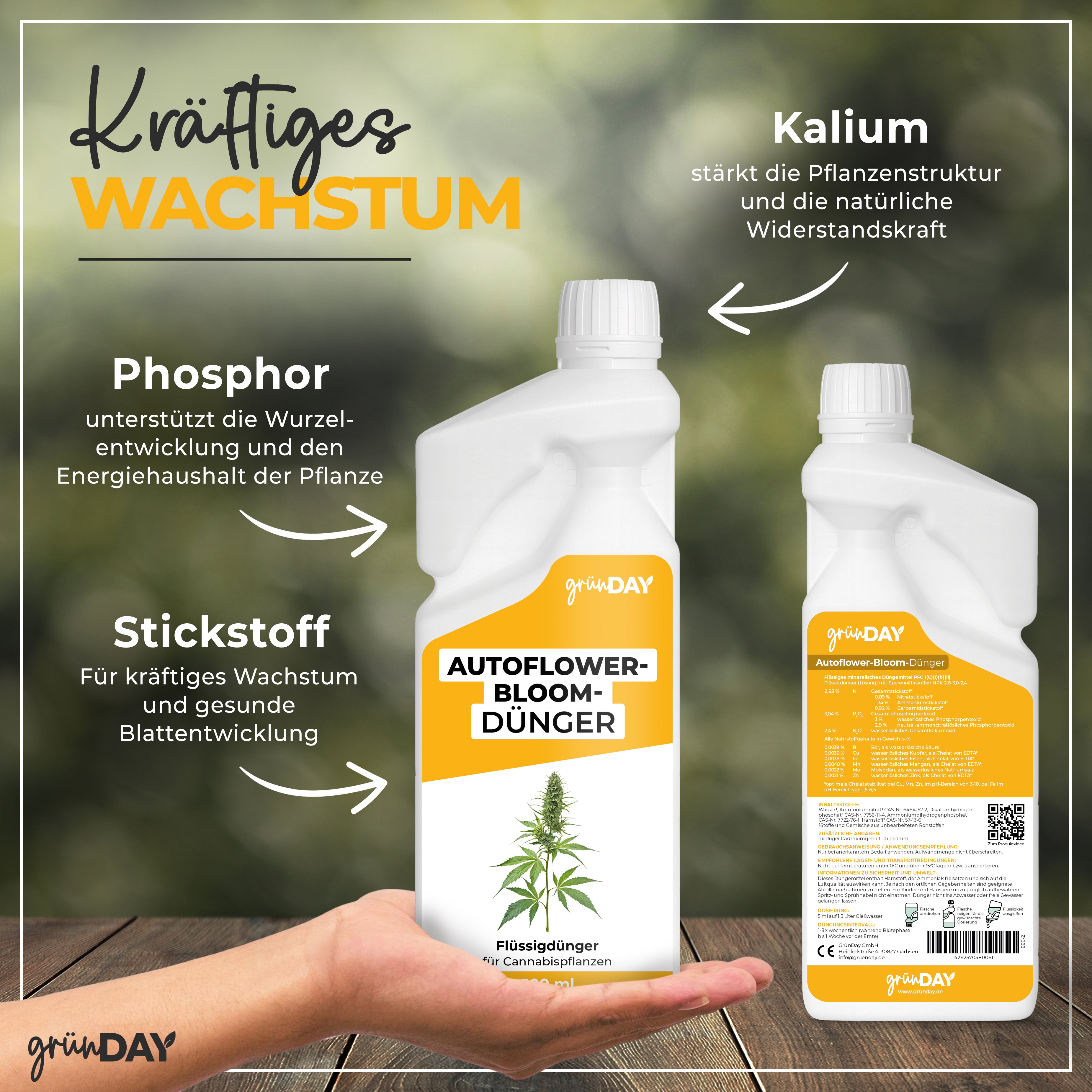 Autoflower-Bloom-Flüssigdünger 500 ml