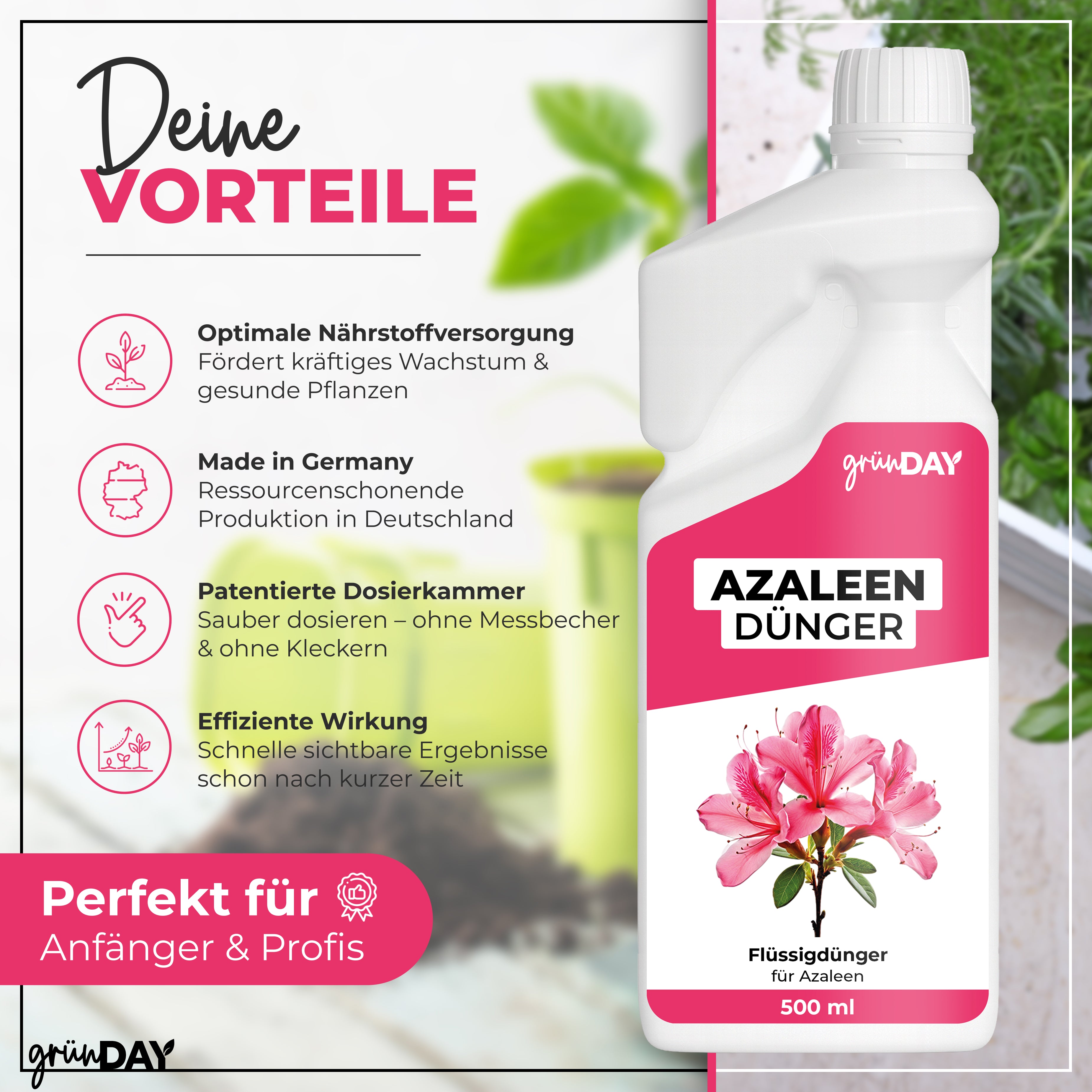Gründay Azaleendünger – Produktansicht 2