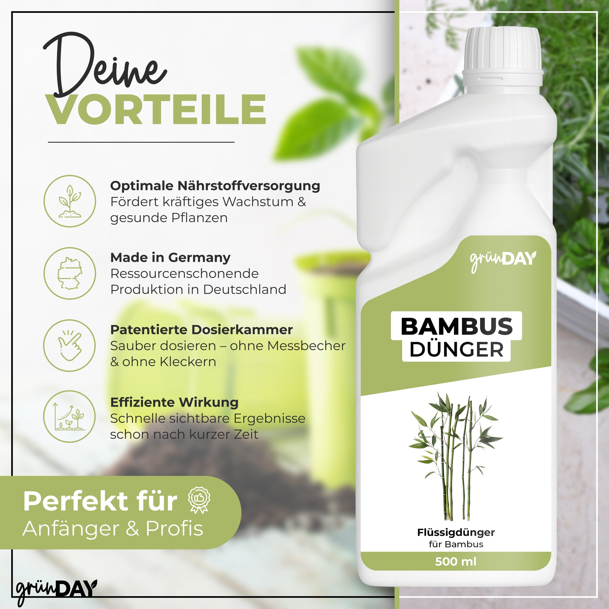 Gründay Bambusdünger – Produktansicht 2