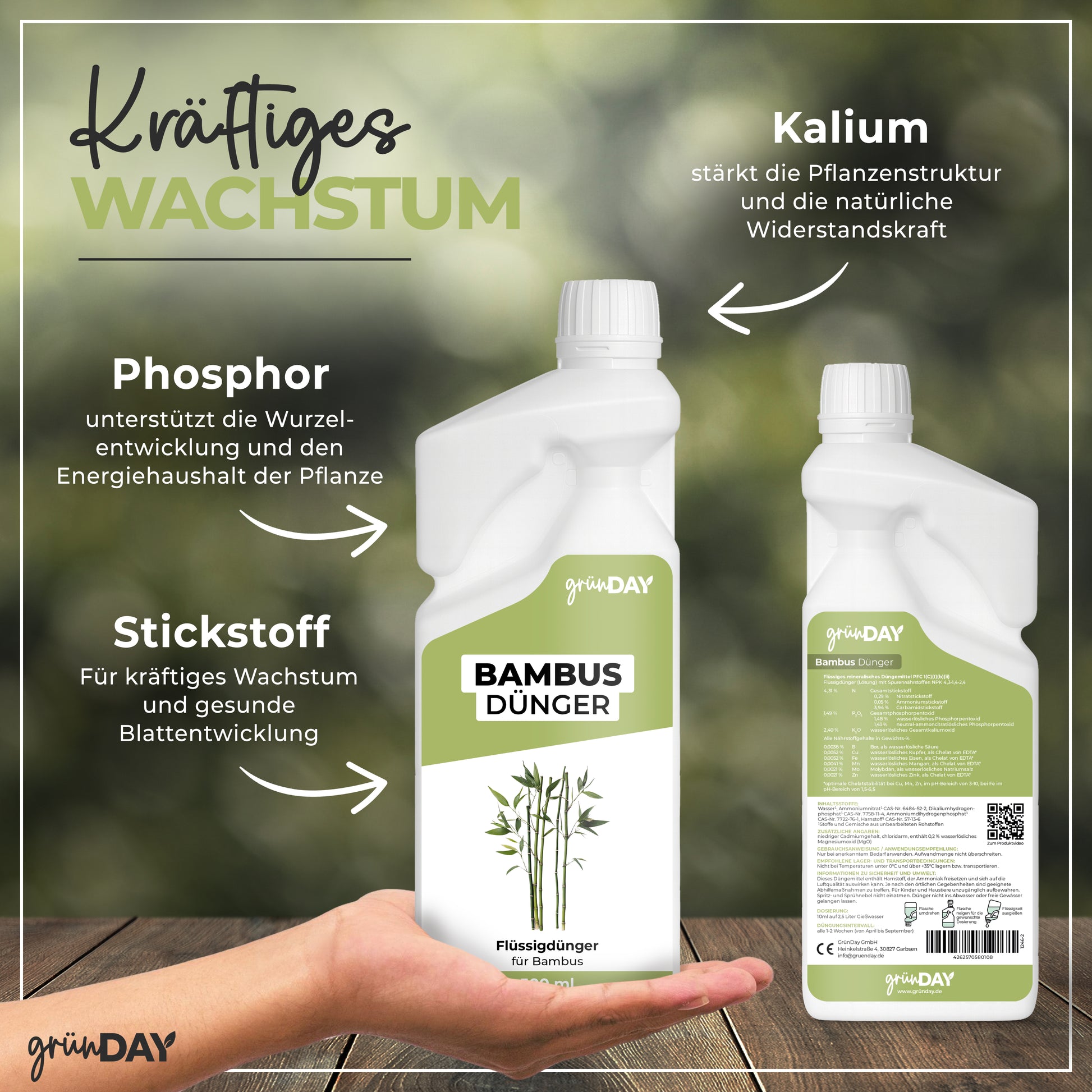 Gründay Bambusdünger – Produktansicht 4