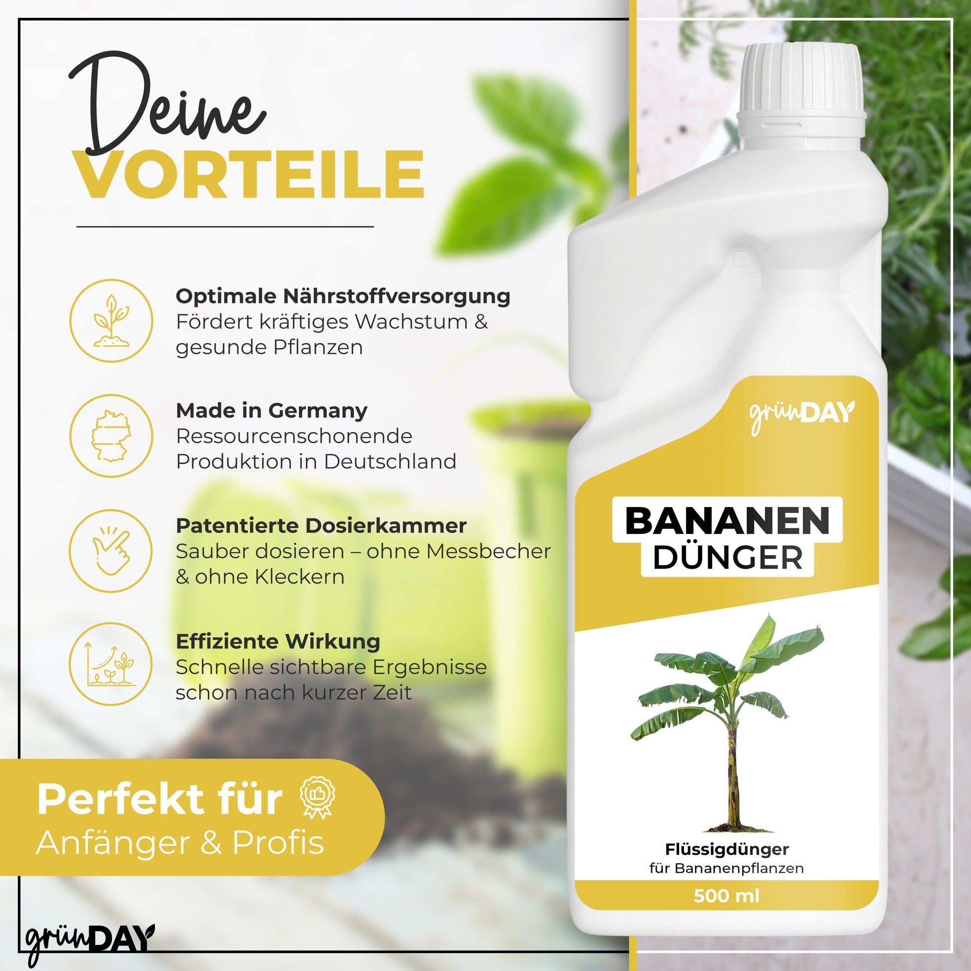 Gründay Bananendünger – Produktansicht 2
