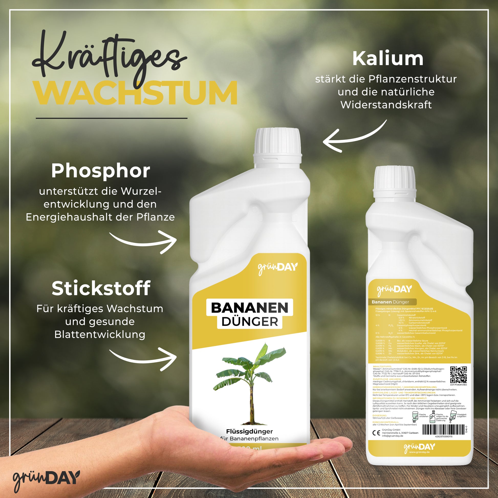 Gründay Bananendünger – Produktansicht 4