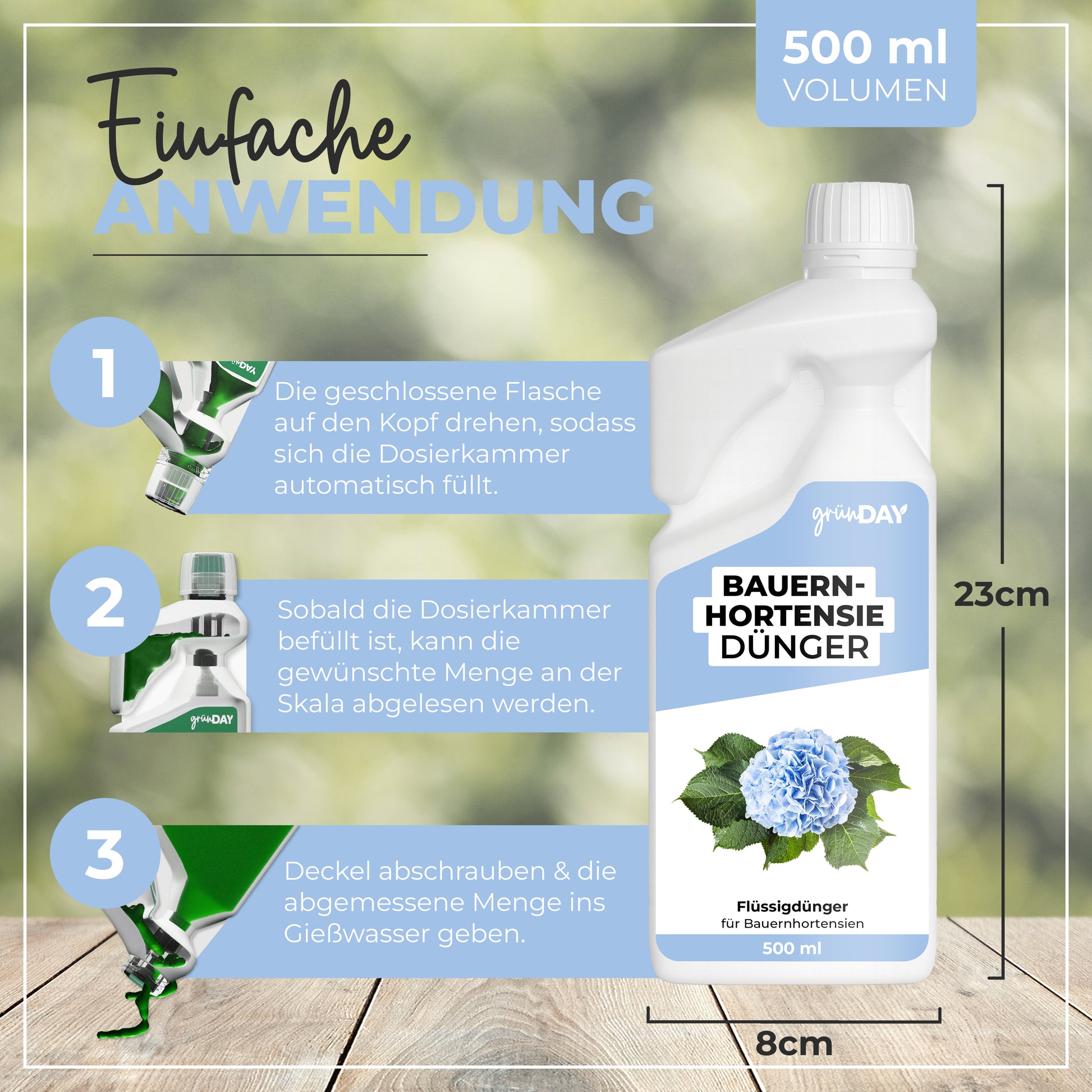 Gründay Bauernhortensie Dünger – Produktansicht 3