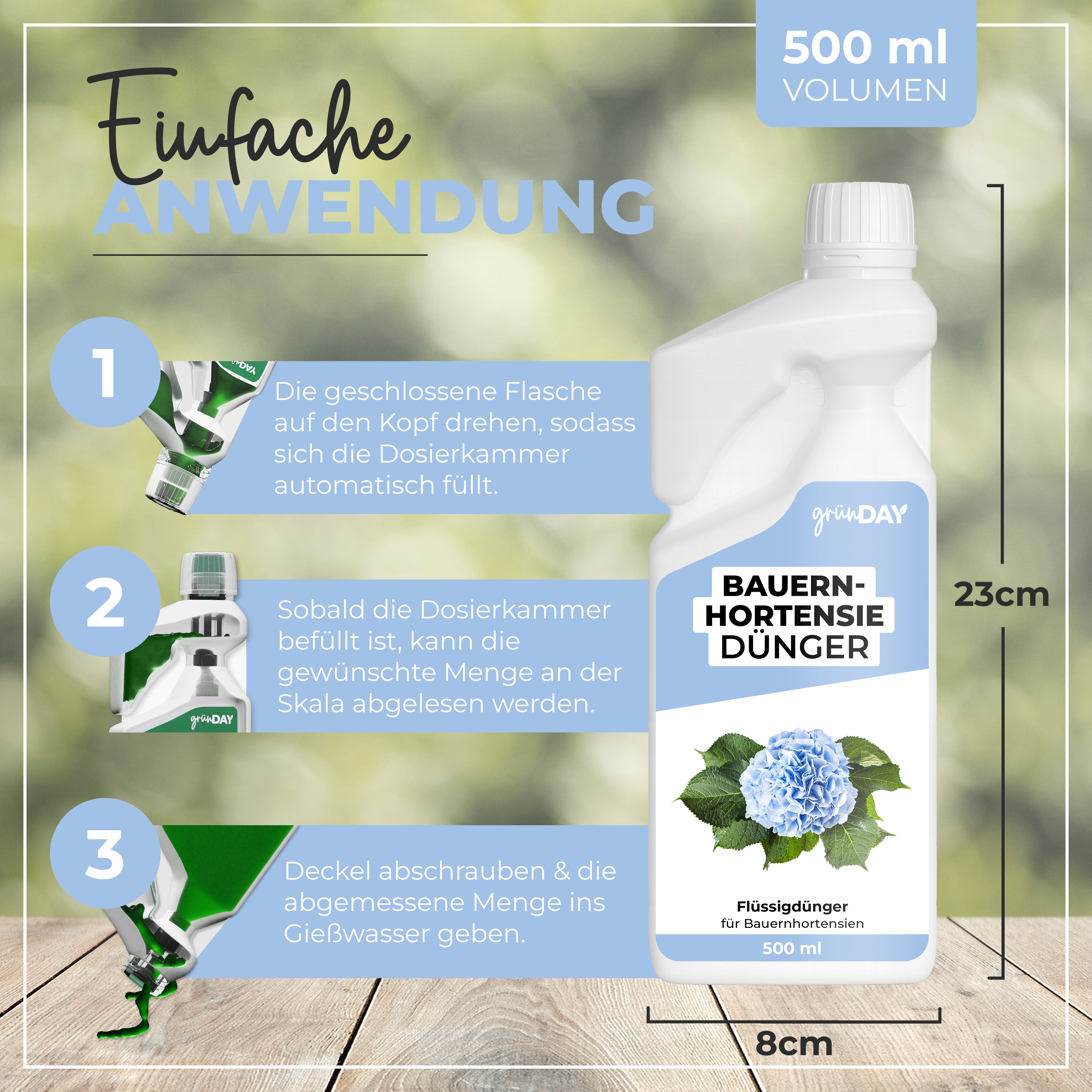 Gründay Bauernhortensie Dünger – Produktansicht 3