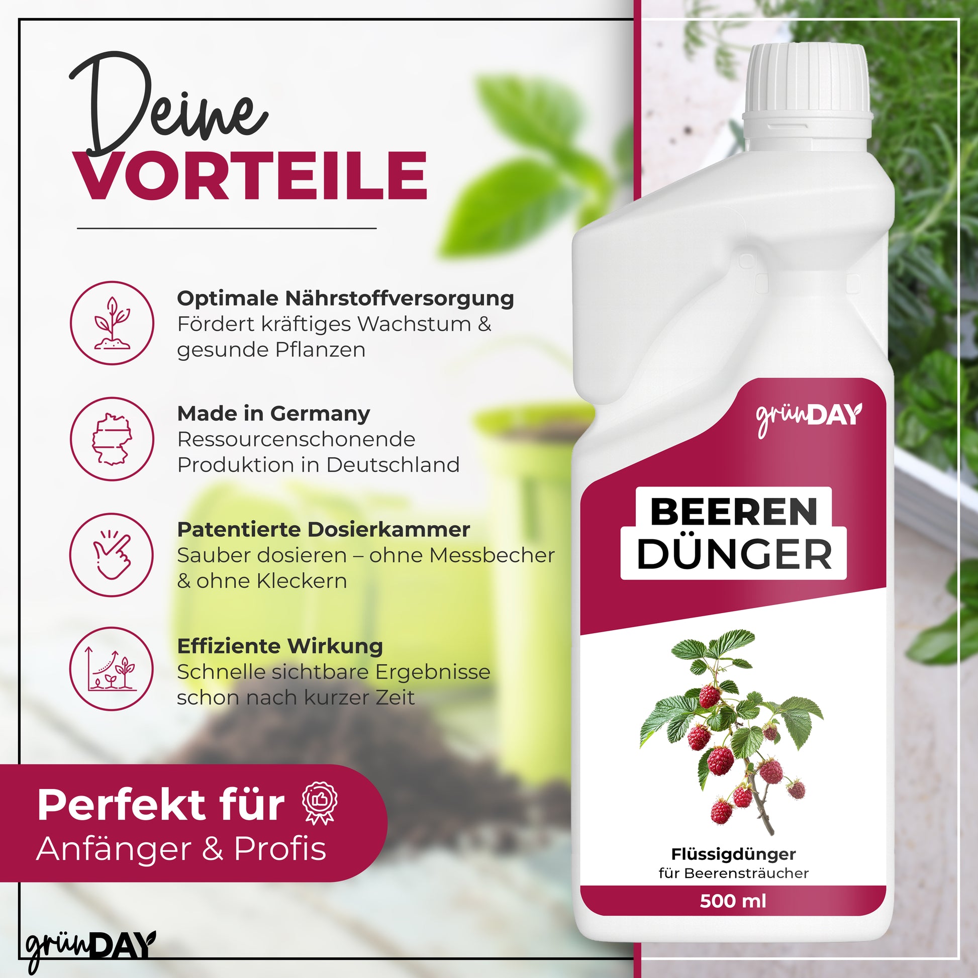 Beeren-Flüssigdünger 500 ml