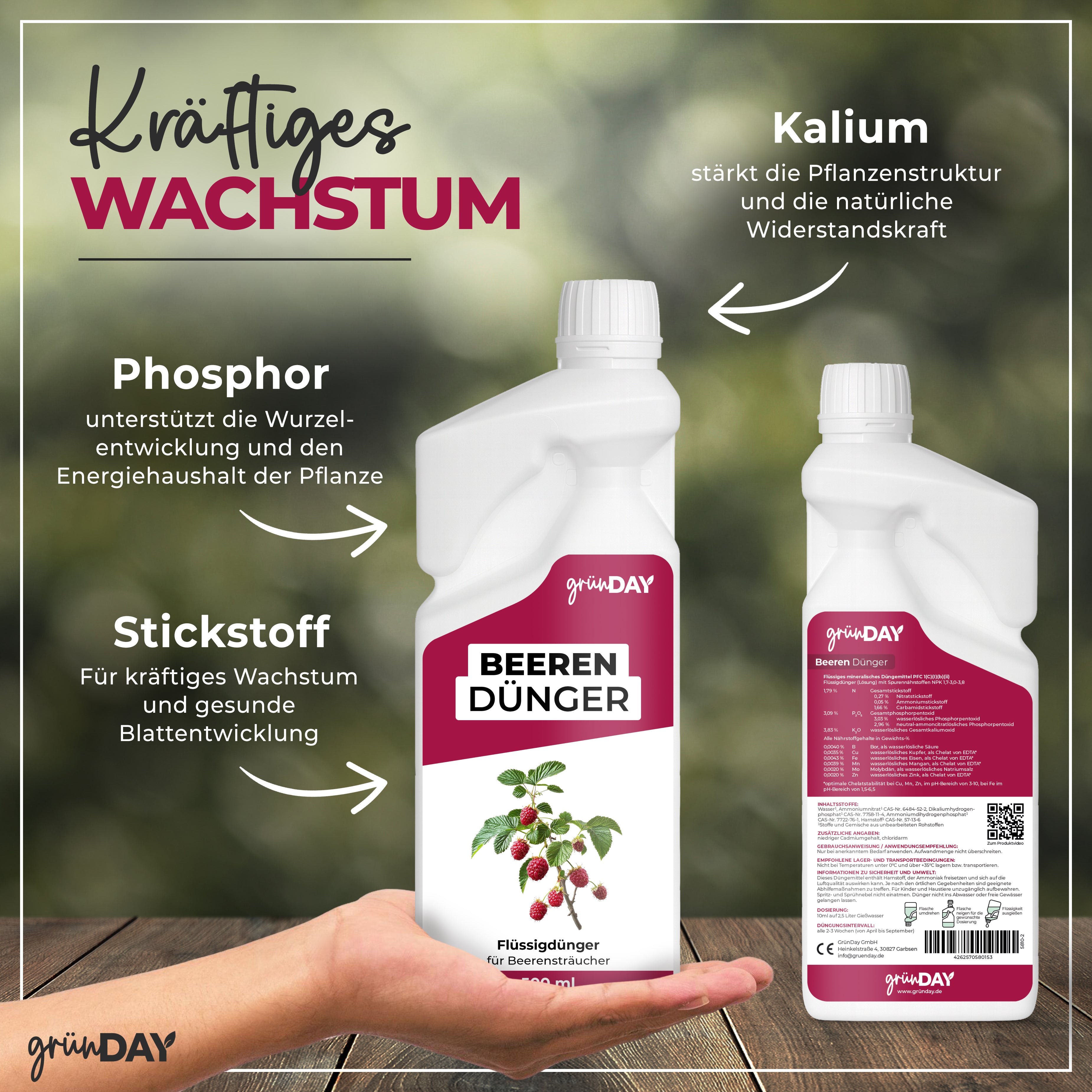 Gründay Beerendünger – Produktansicht 4