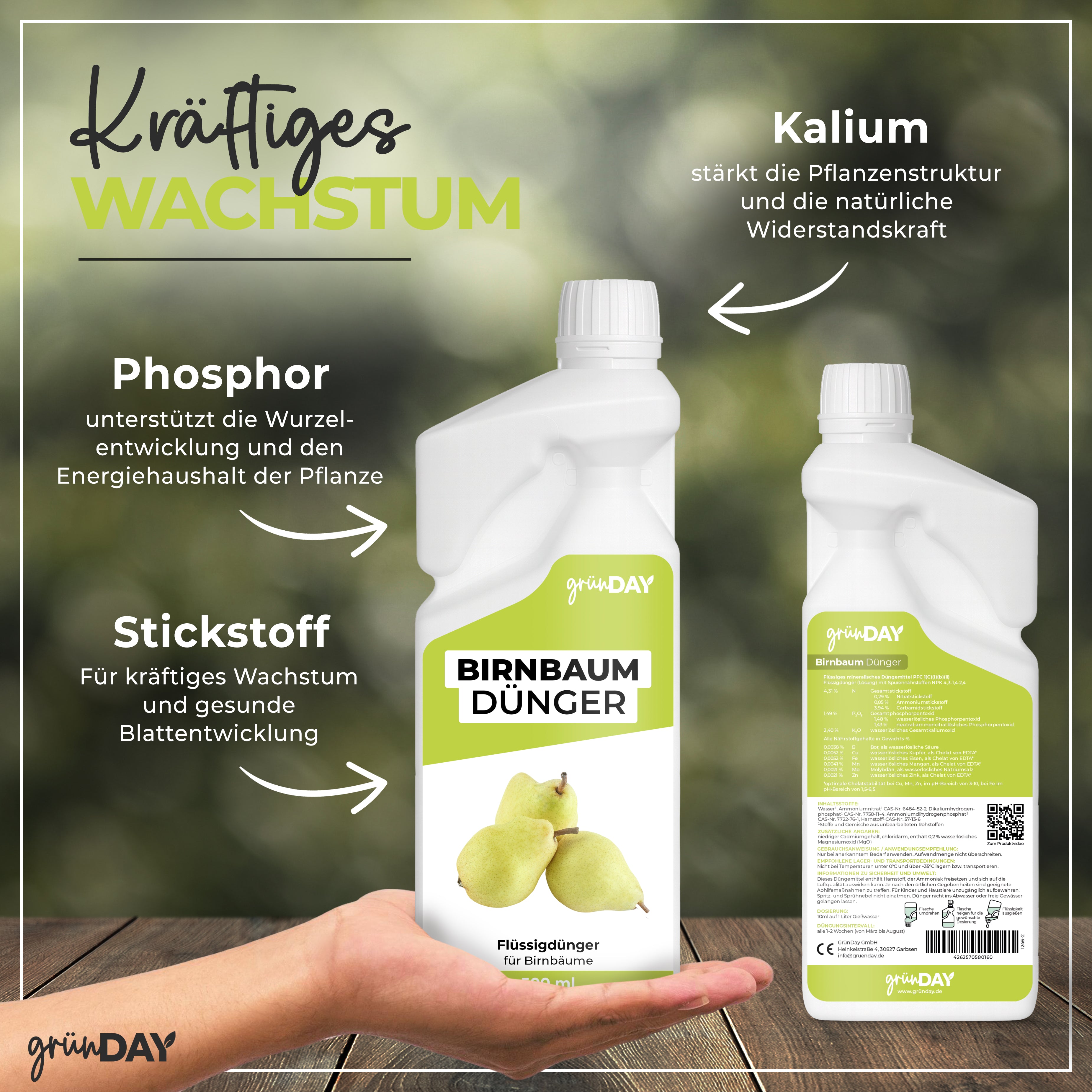 Gründay Birnbaumdünger – Produktansicht 4