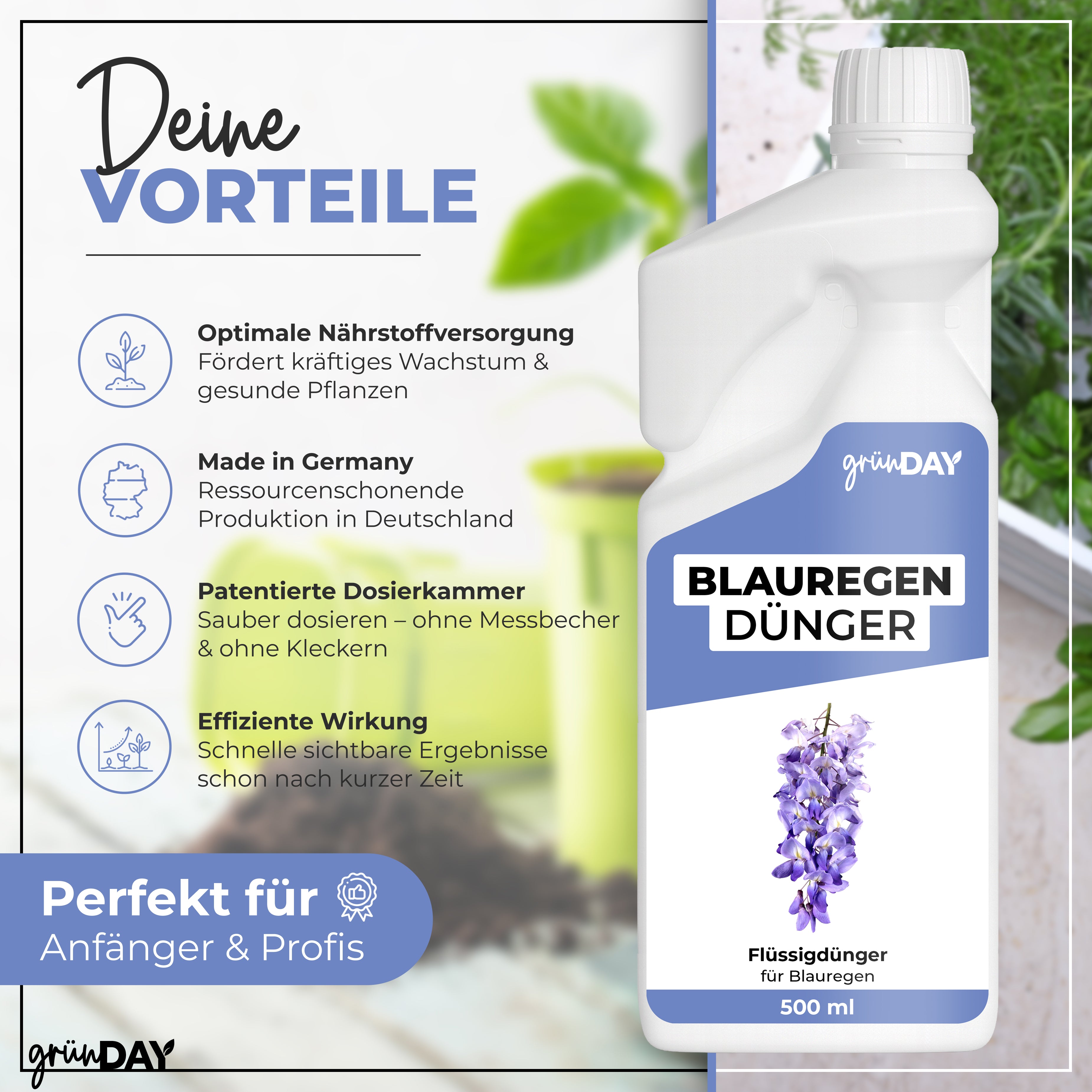 Gründay Blauregendünger – Produktansicht 2