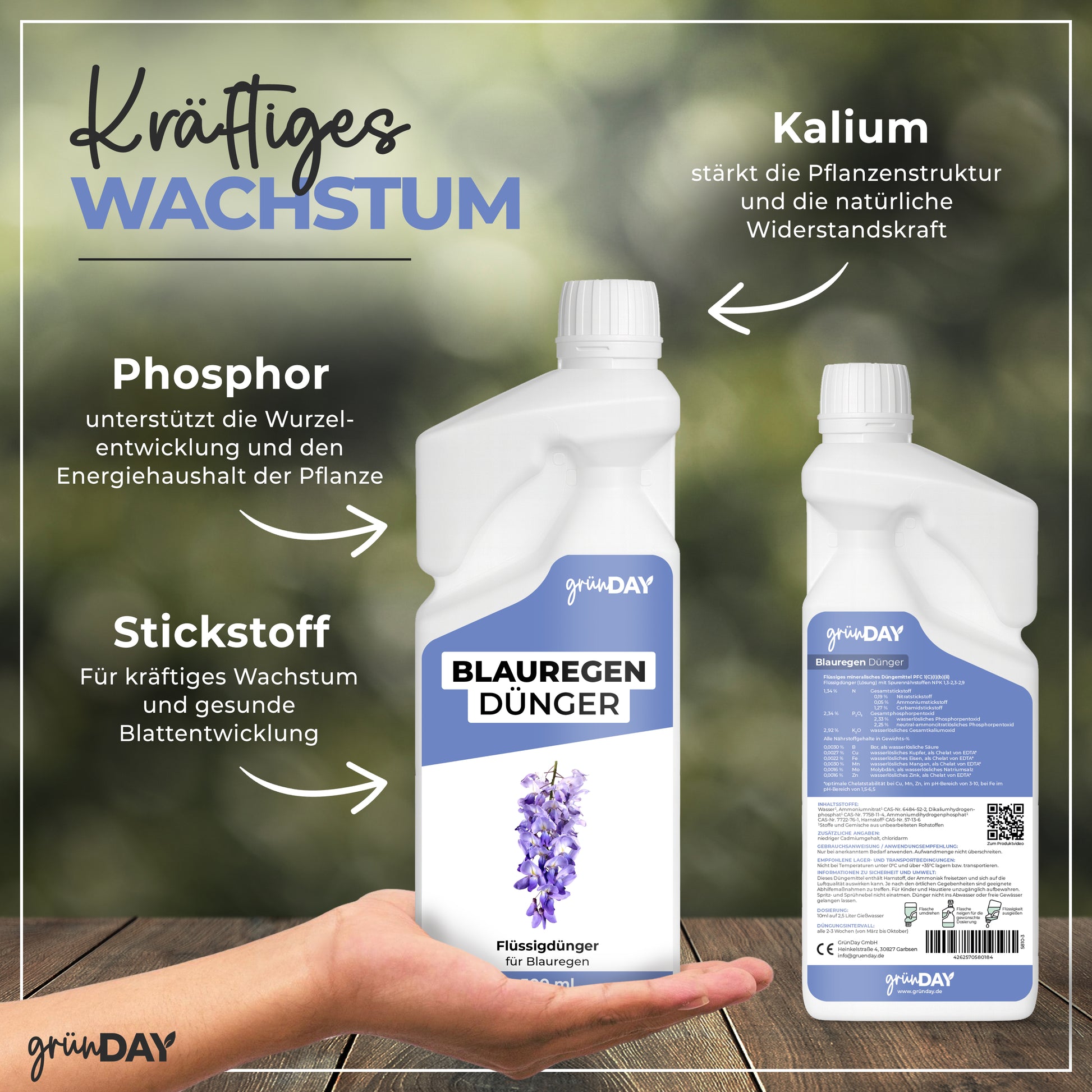 Gründay Blauregendünger – Produktansicht 4