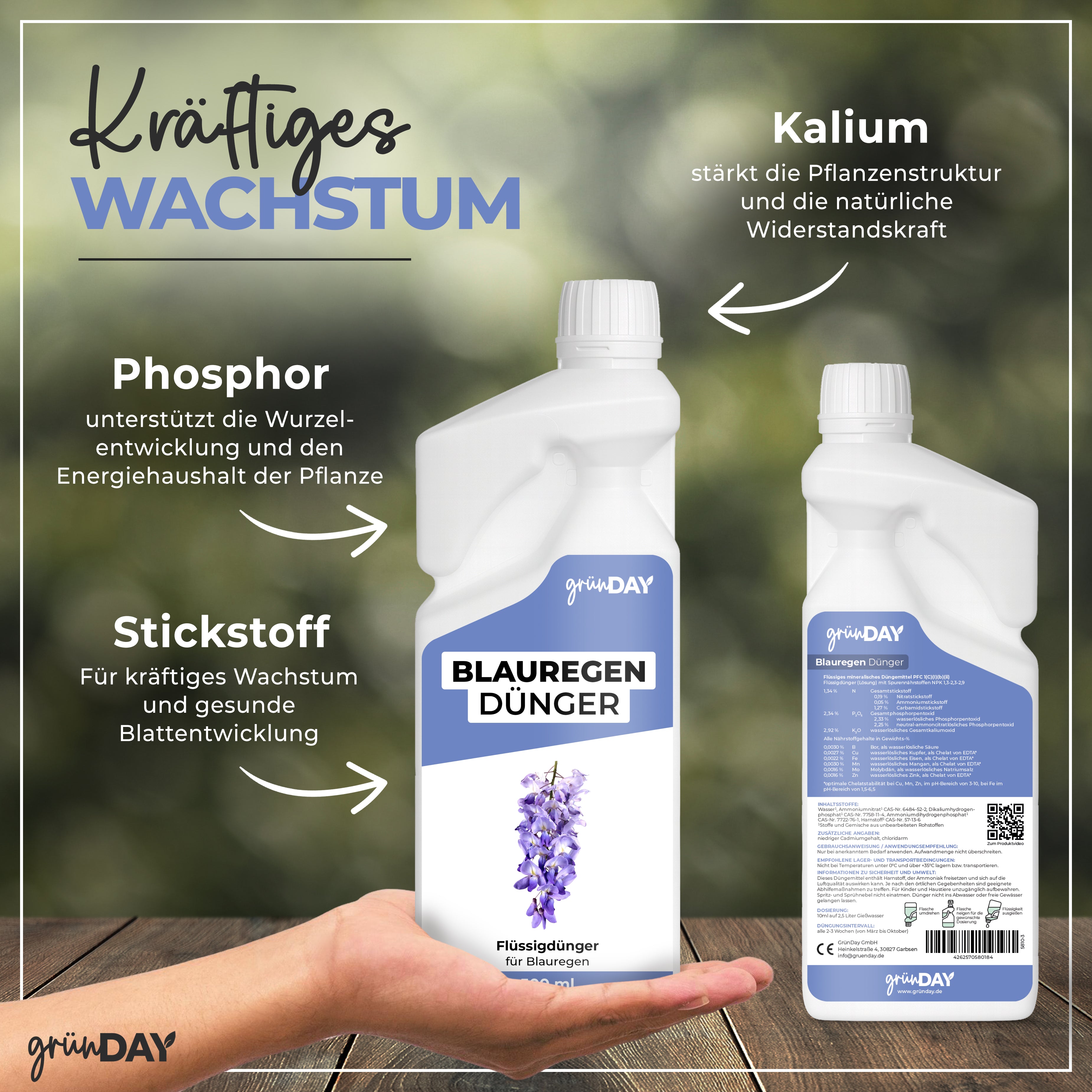 Gründay Blauregendünger – Produktansicht 4