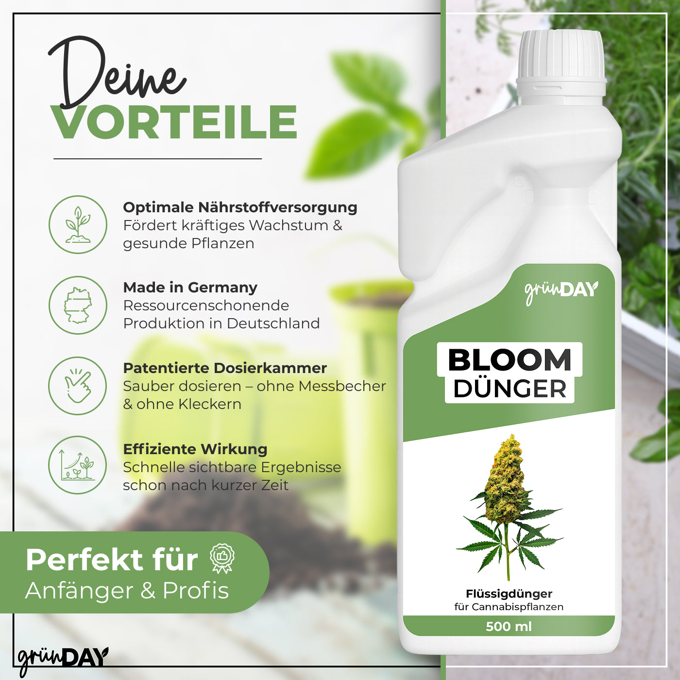 Gründay Bloom-Dünger – Produktansicht 2