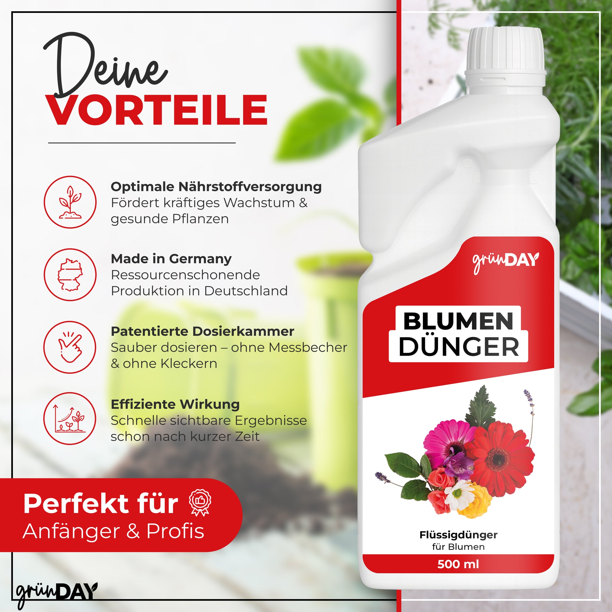 Gründay Blumendünger – Produktansicht 2