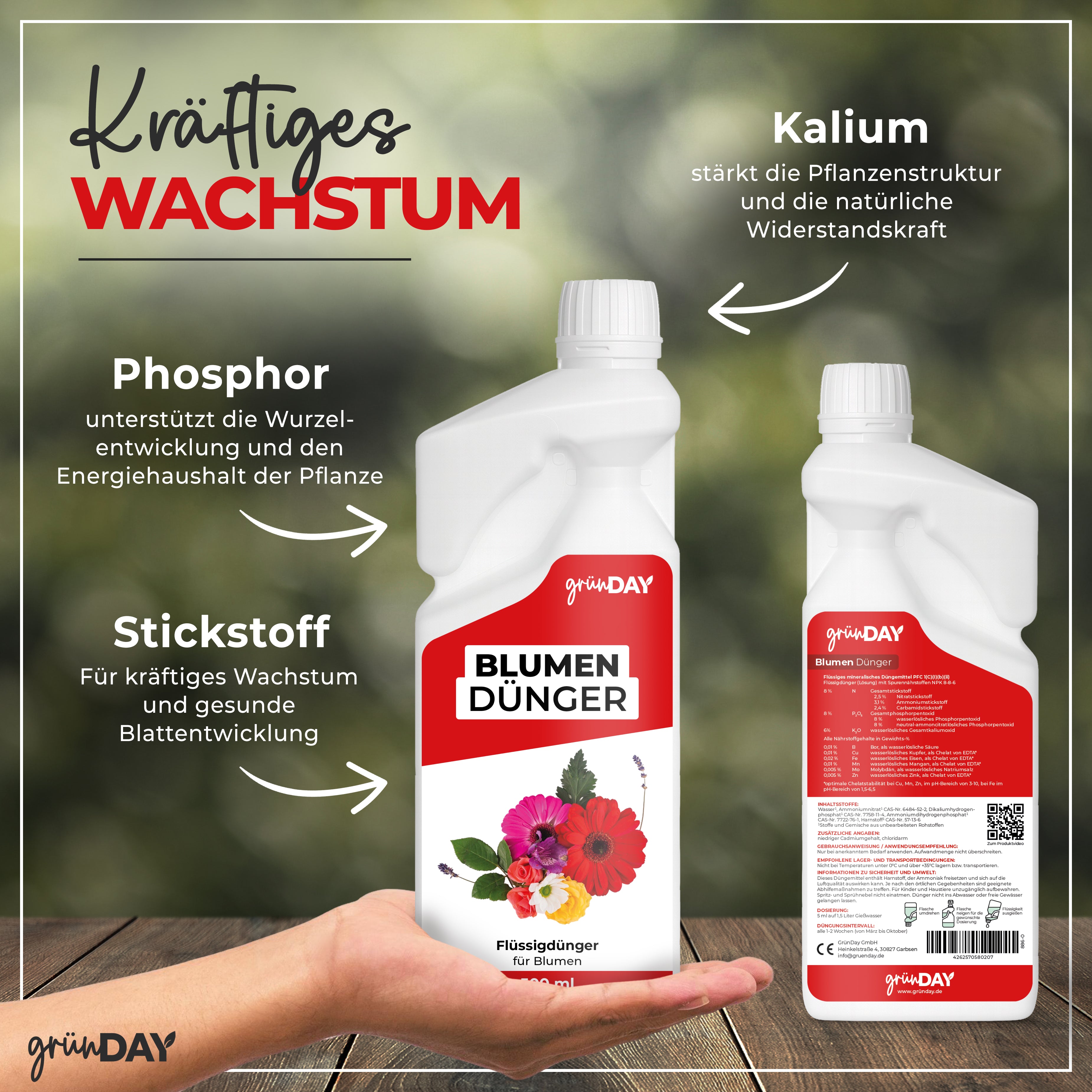 Gründay Blumendünger – Produktansicht 4