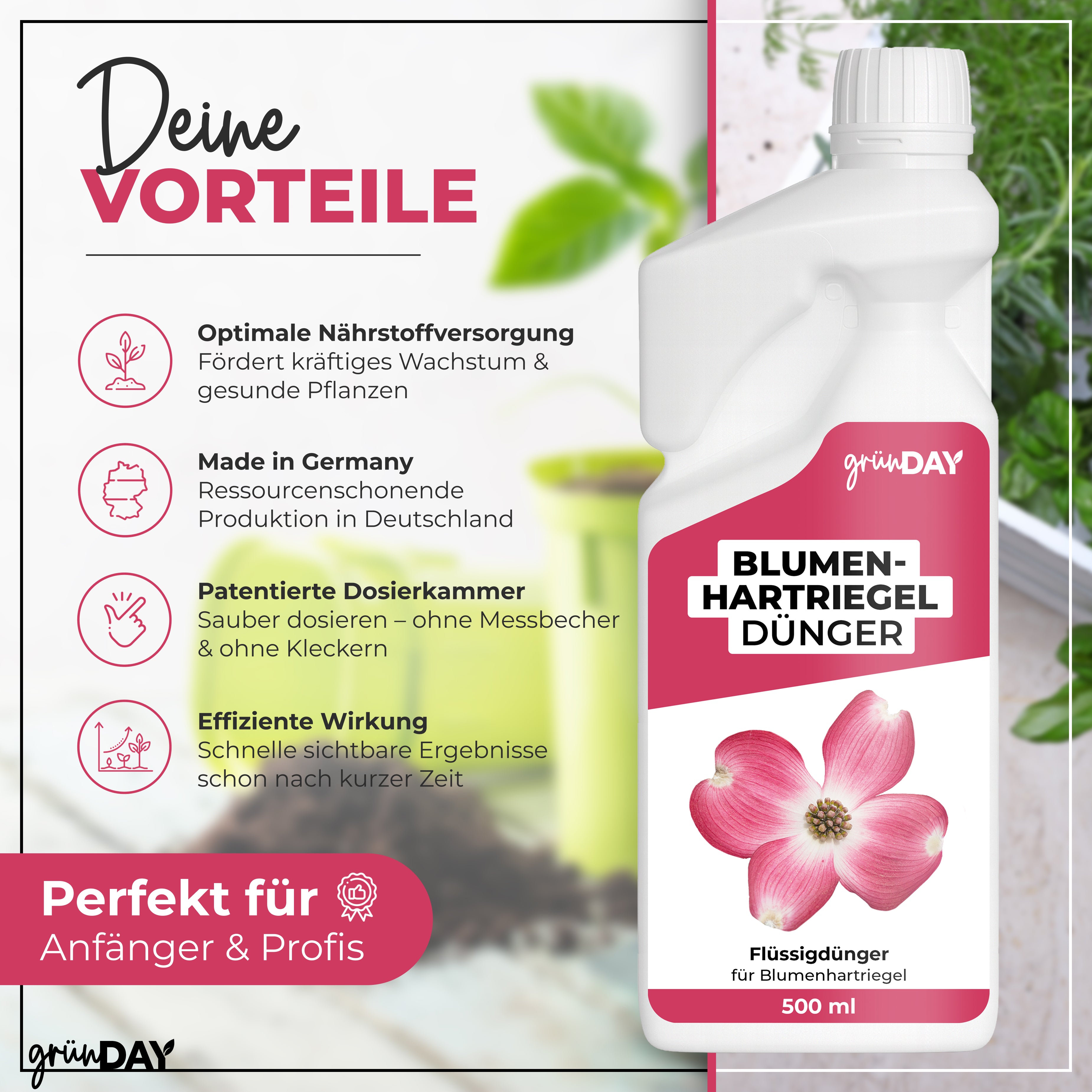 Gründay Blumenhartriegeldünger – Produktansicht 2