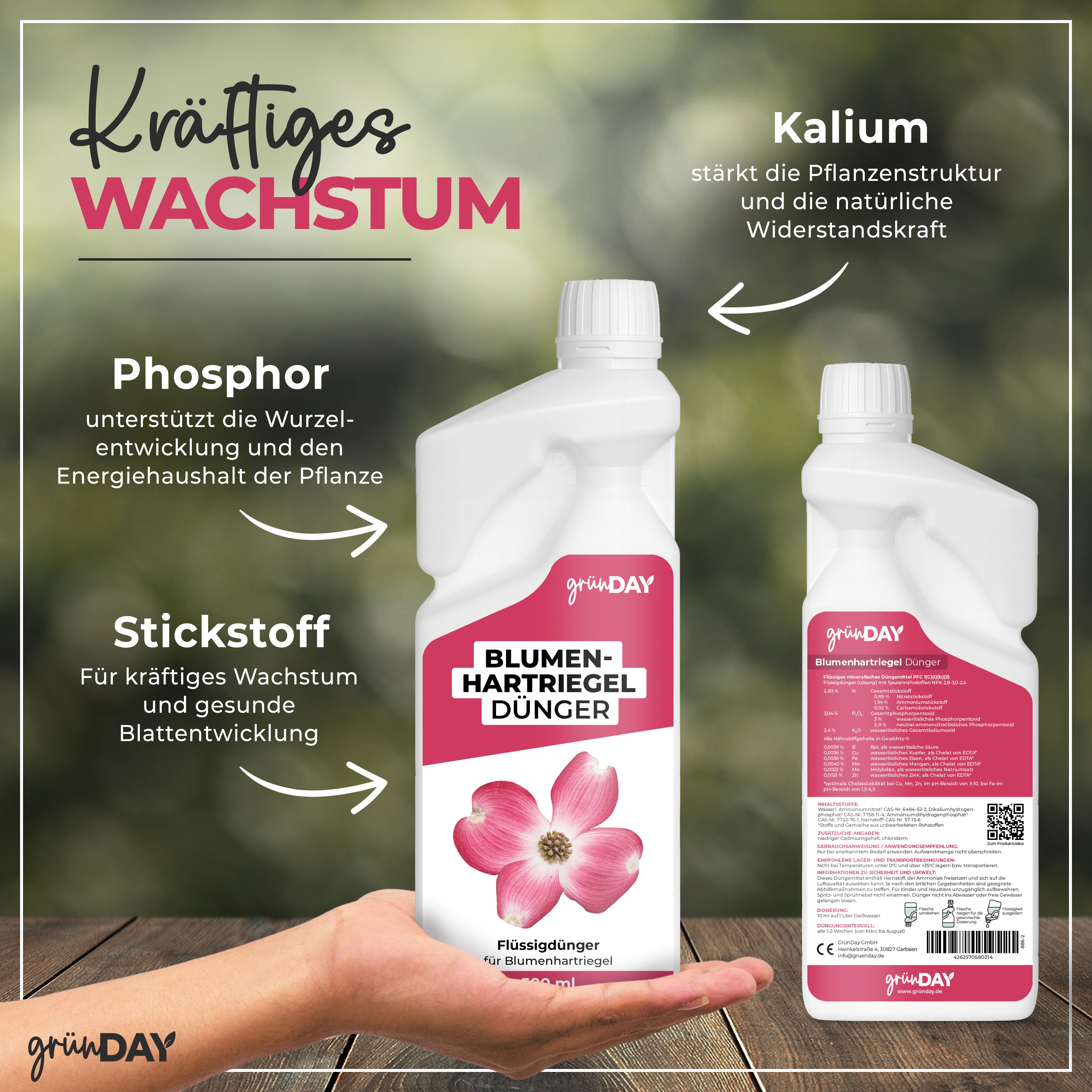 Gründay Blumenhartriegeldünger – Produktansicht 4