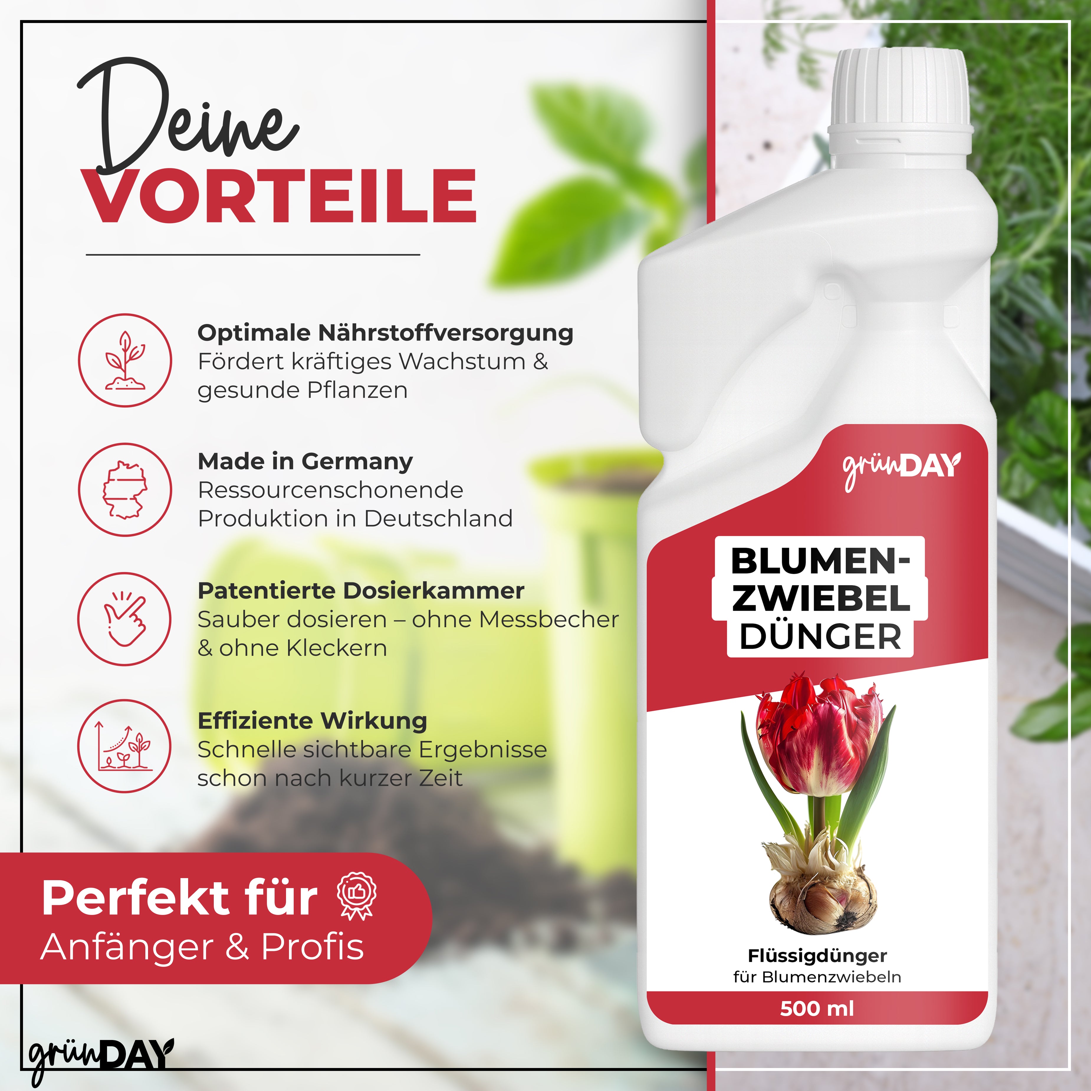 Gründay Blumenzwiebel Dünger – Produktansicht 2