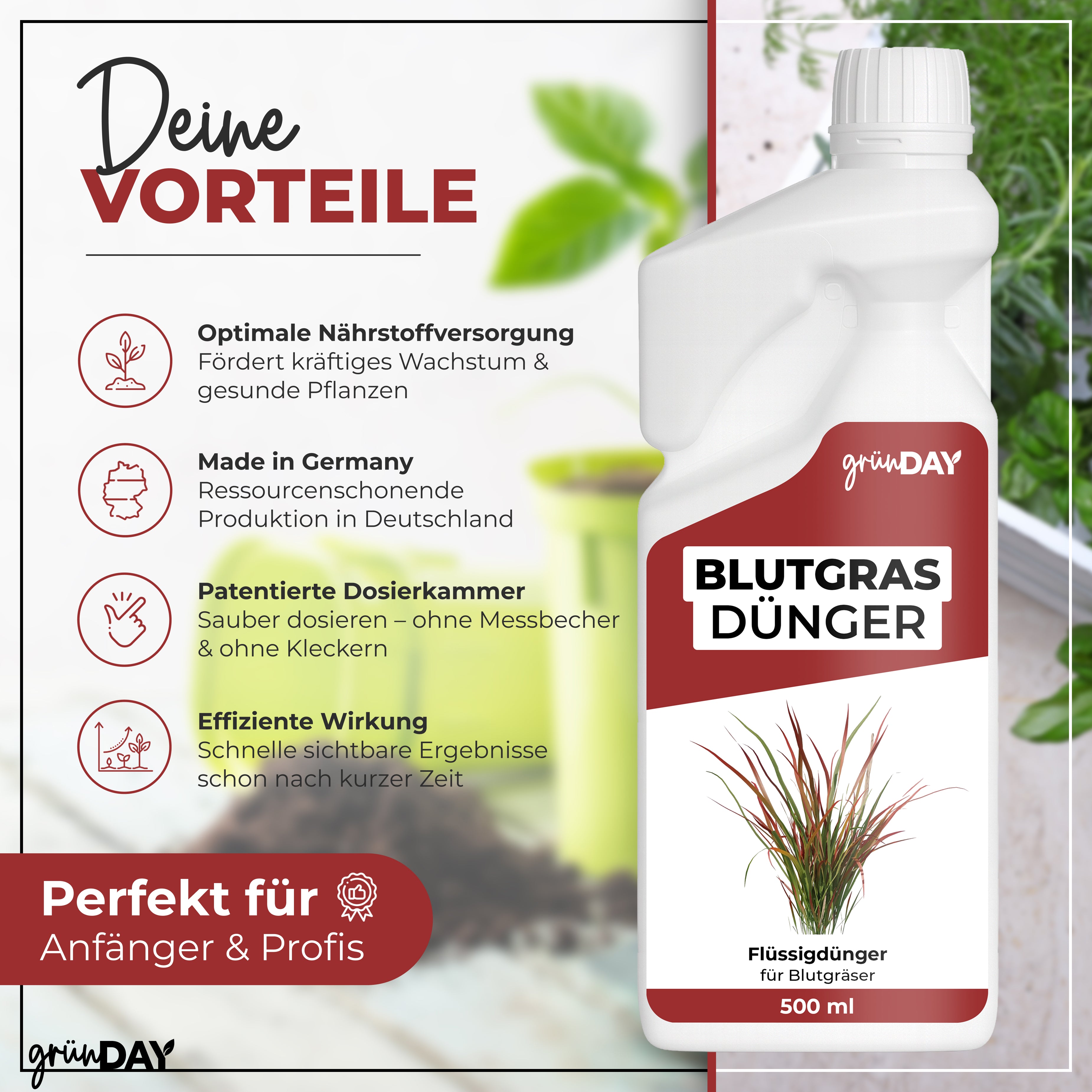 Gründay Blutgrasdünger – Produktansicht 2