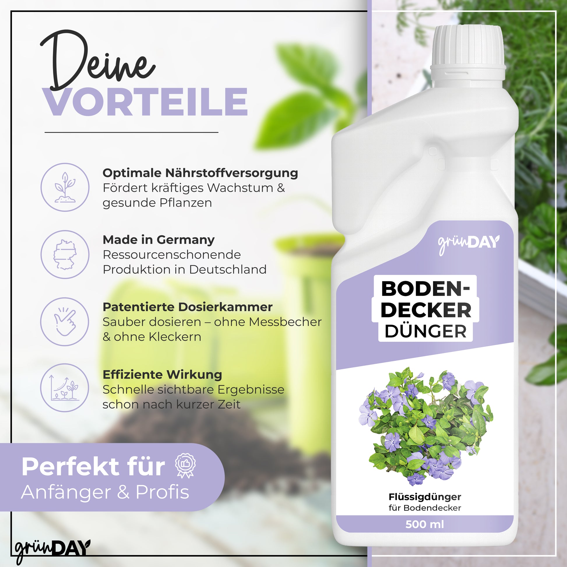 Gründay Bodendeckerdünger – Produktansicht 2