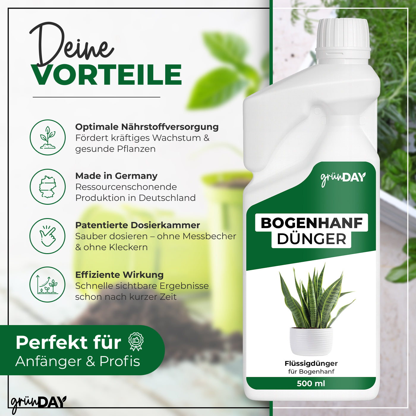 Gründay Bogenhanfdünger – Produktansicht 2