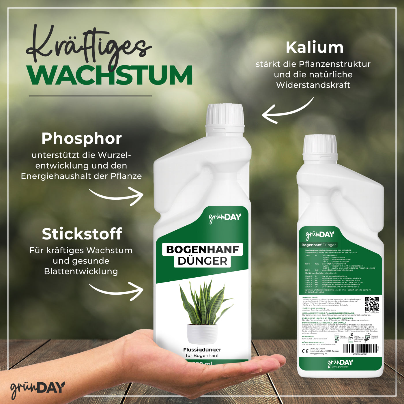 Gründay Bogenhanfdünger – Produktansicht 4