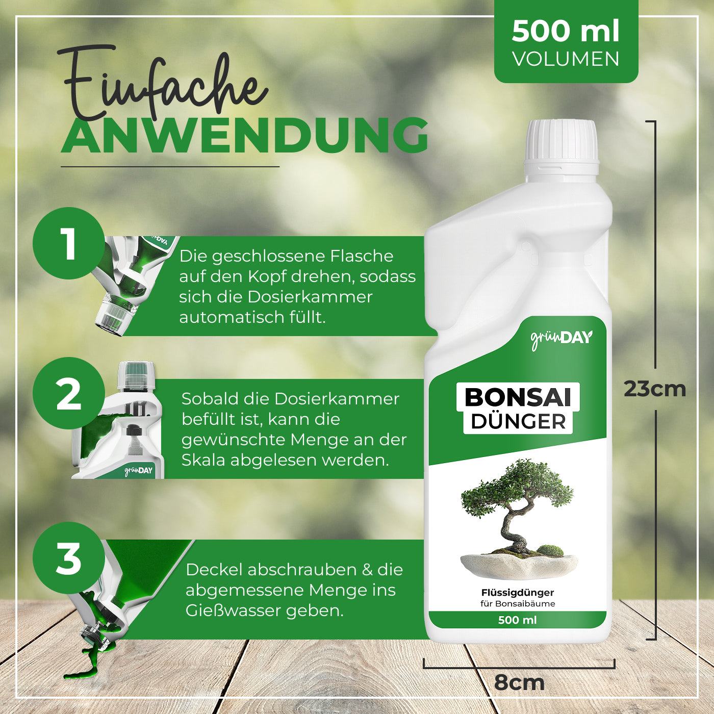 Gründay Bonsaidünger – Produktansicht 3