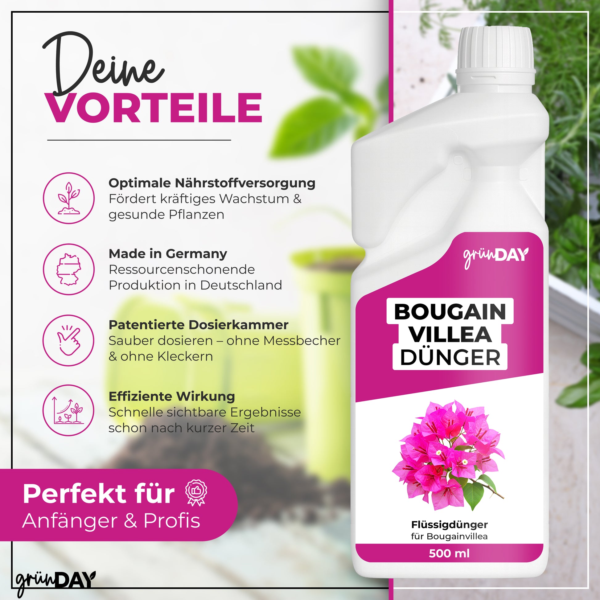 Gründay Bougainvilleadünger – Produktansicht 2