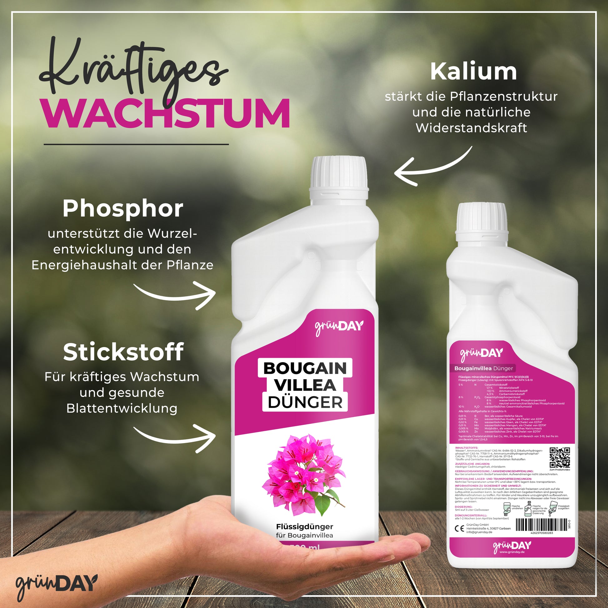 Gründay Bougainvilleadünger – Produktansicht 4