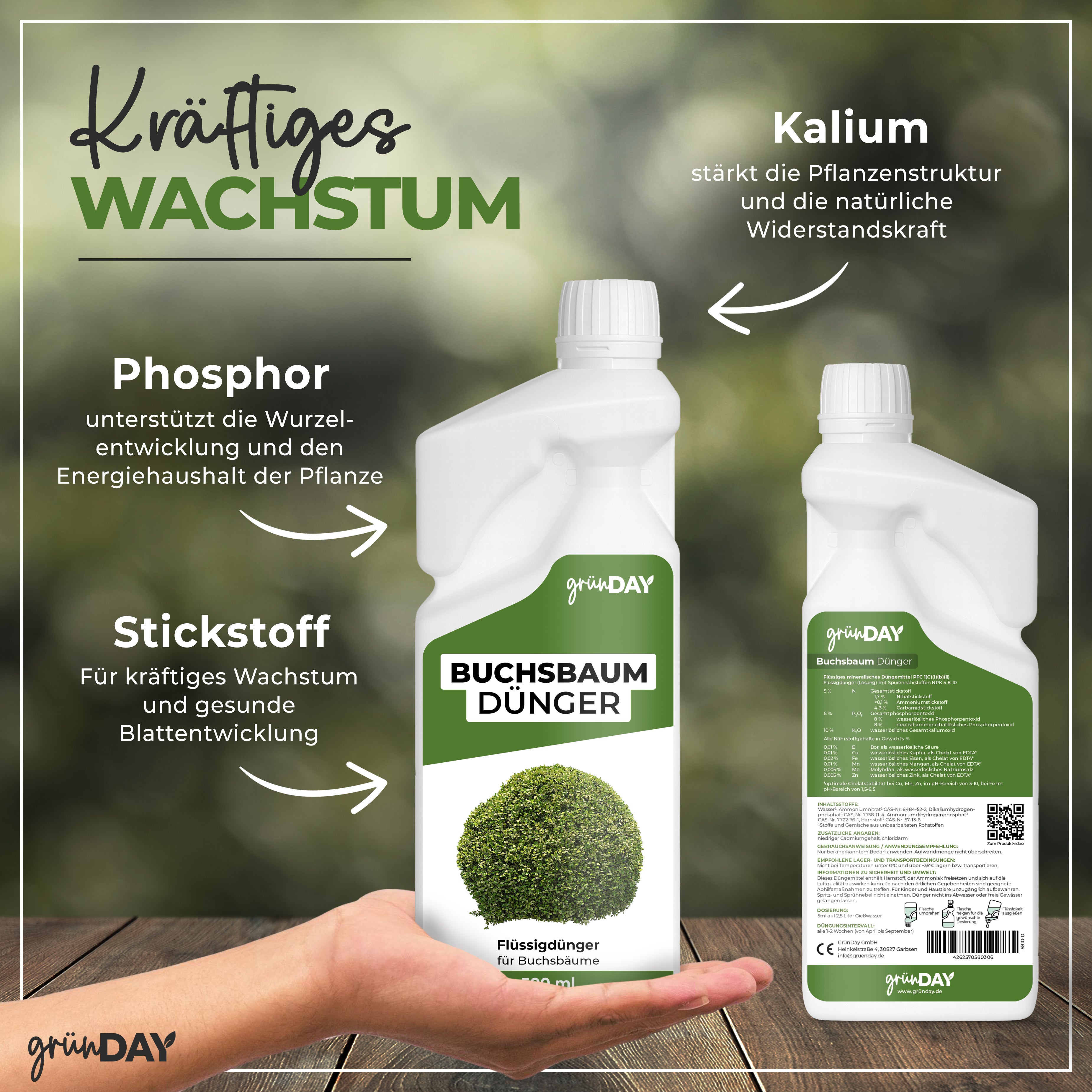Gründay Buchsbaumdünger – Produktansicht 4