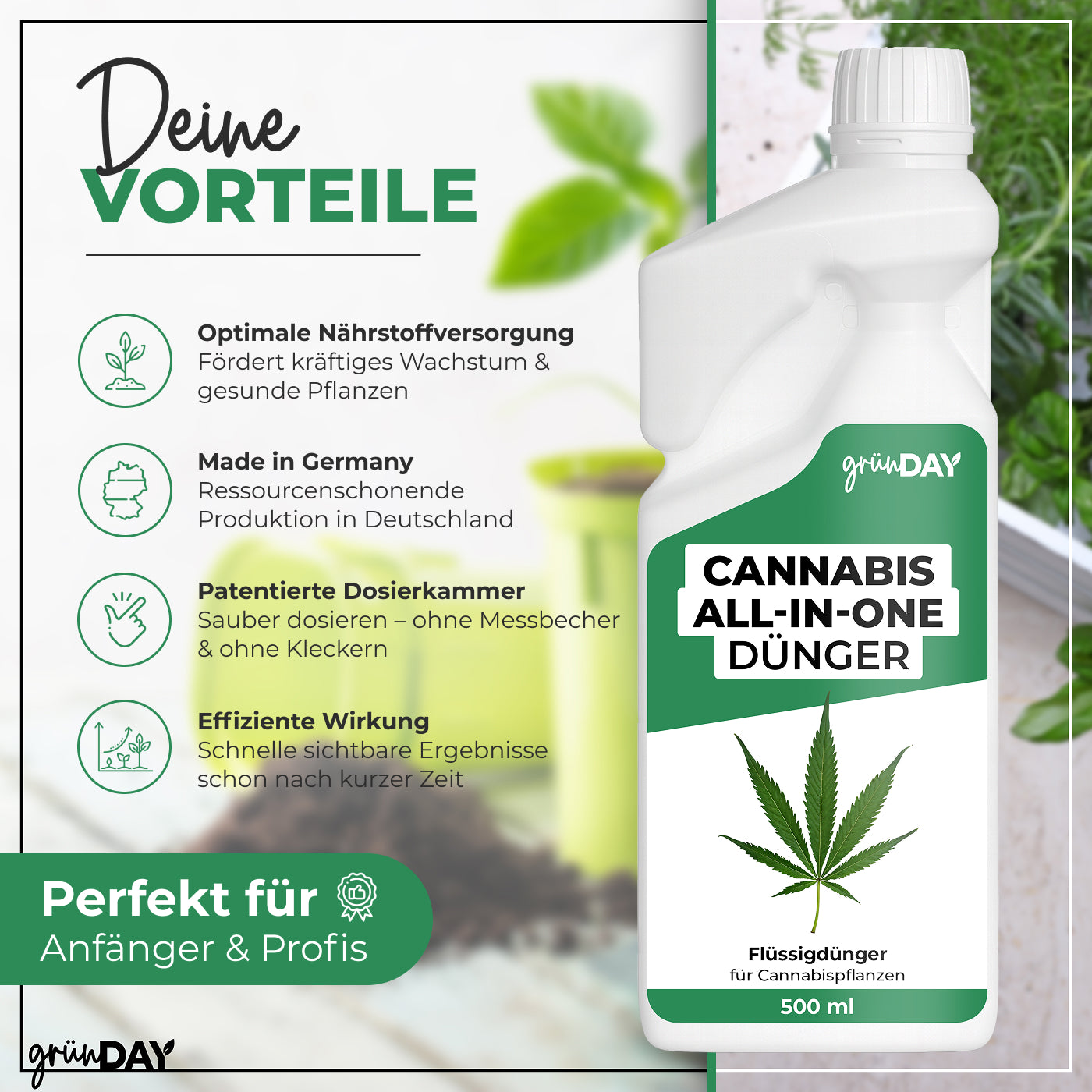 Cannabis-All-In-One-Flüssigdünger 500 ml