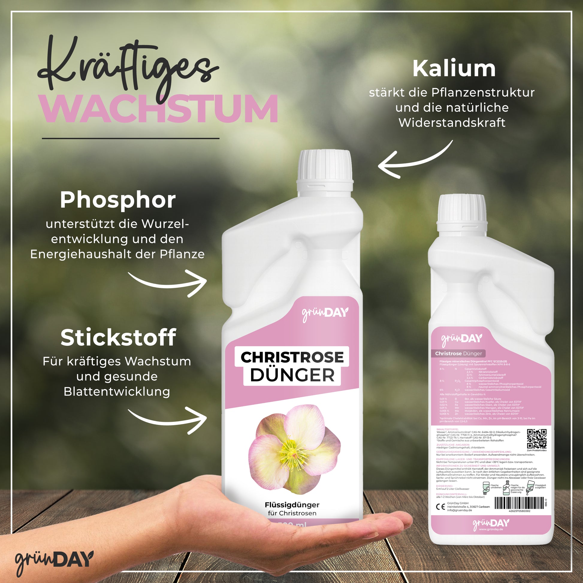 Gründay Christrosedünger – Produktansicht 4