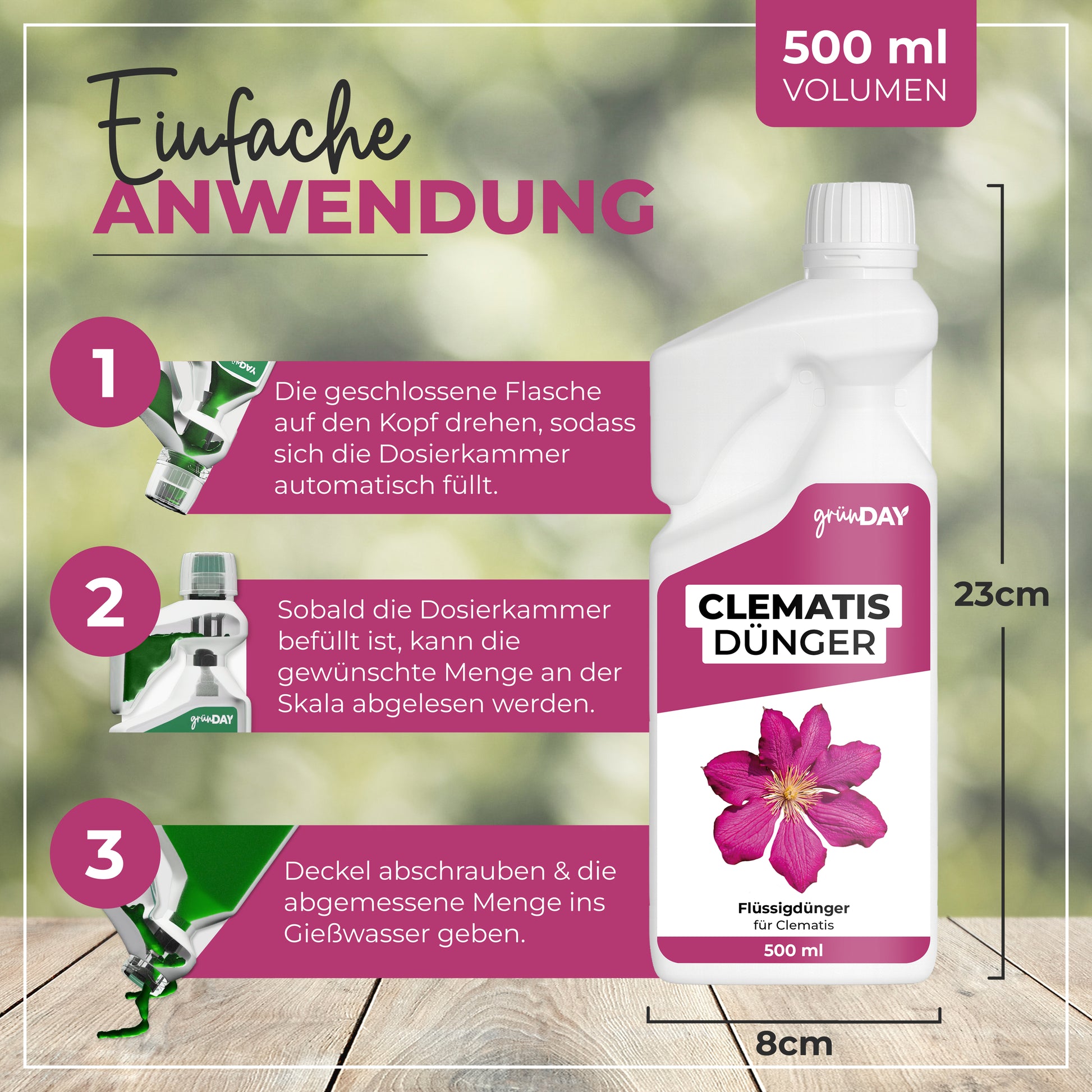 Gründay Clematisdünger – Produktansicht 3