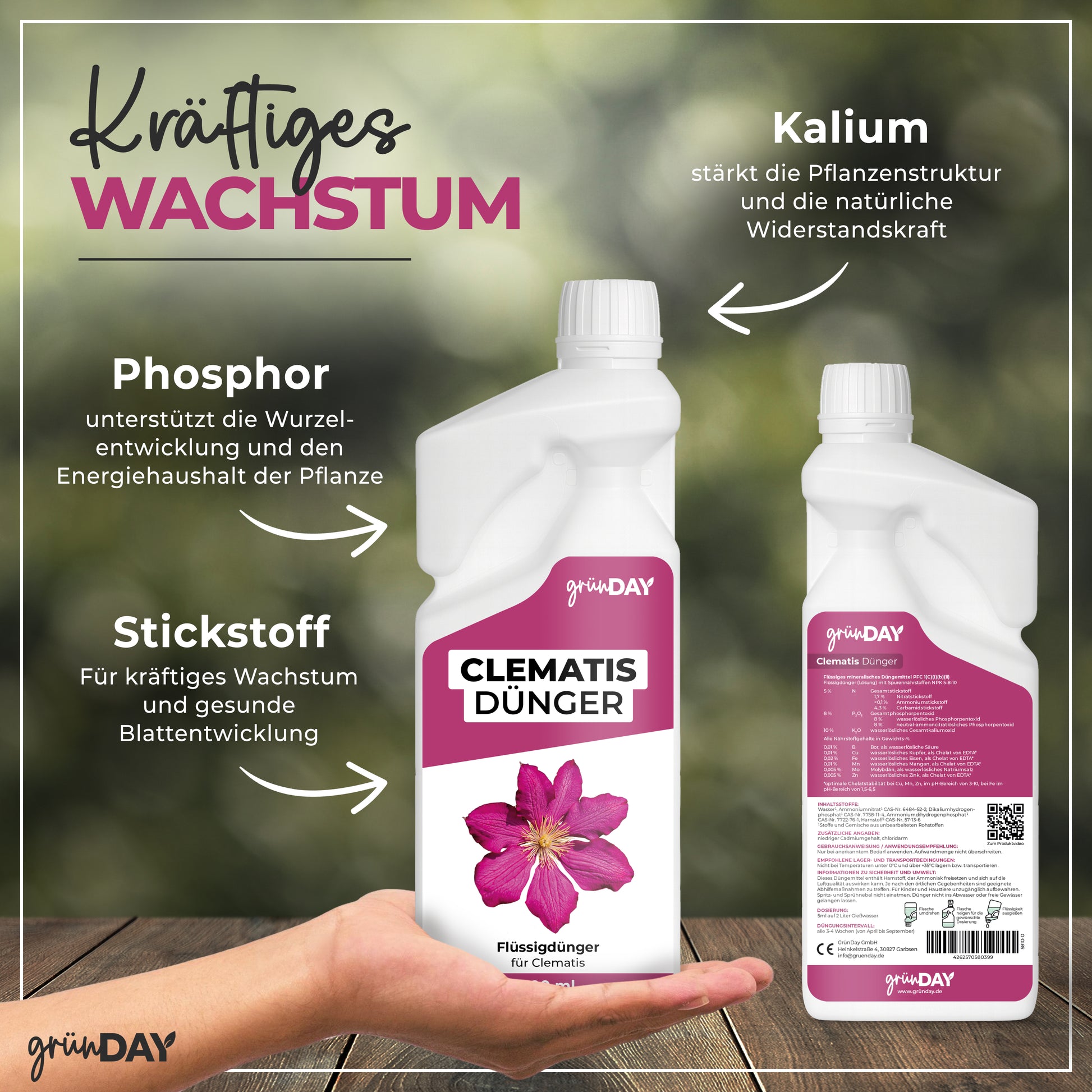 Gründay Clematisdünger – Produktansicht 4