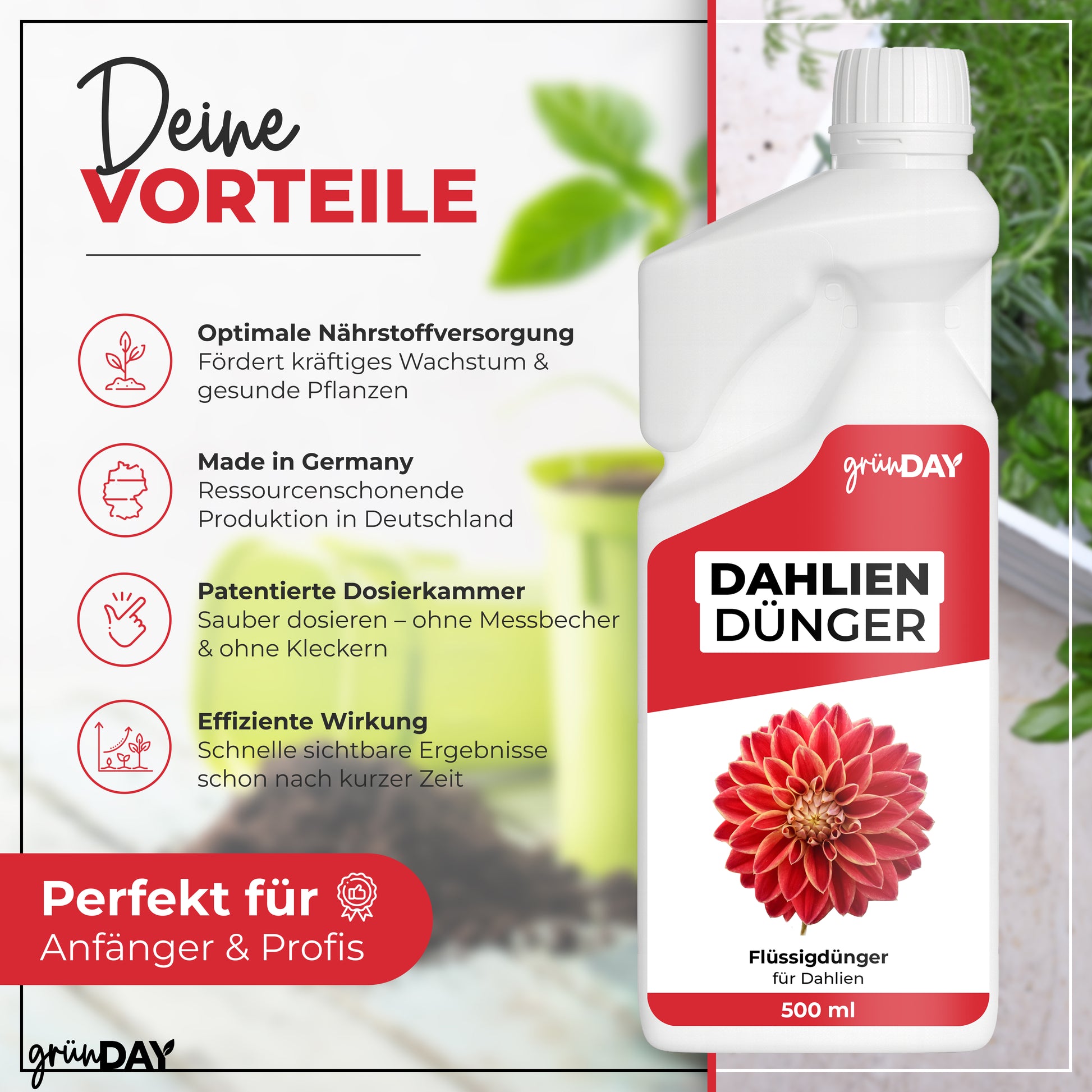 Gründay Dahliendünger – Produktansicht 2