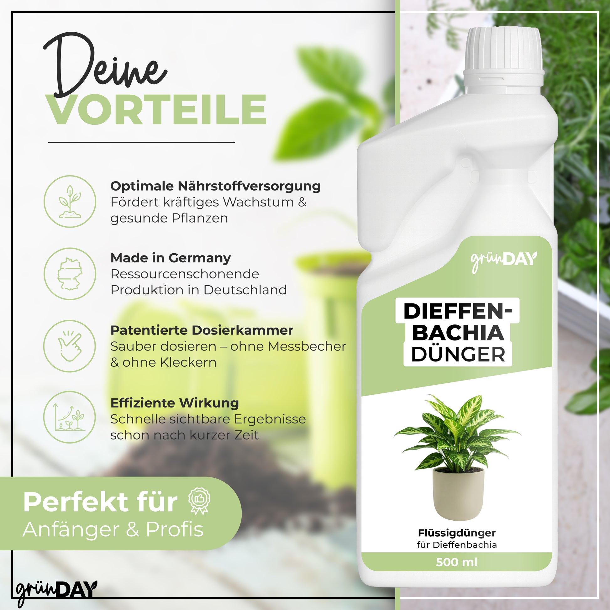 Gründay Dieffenbachia Dünger – Produktansicht 2