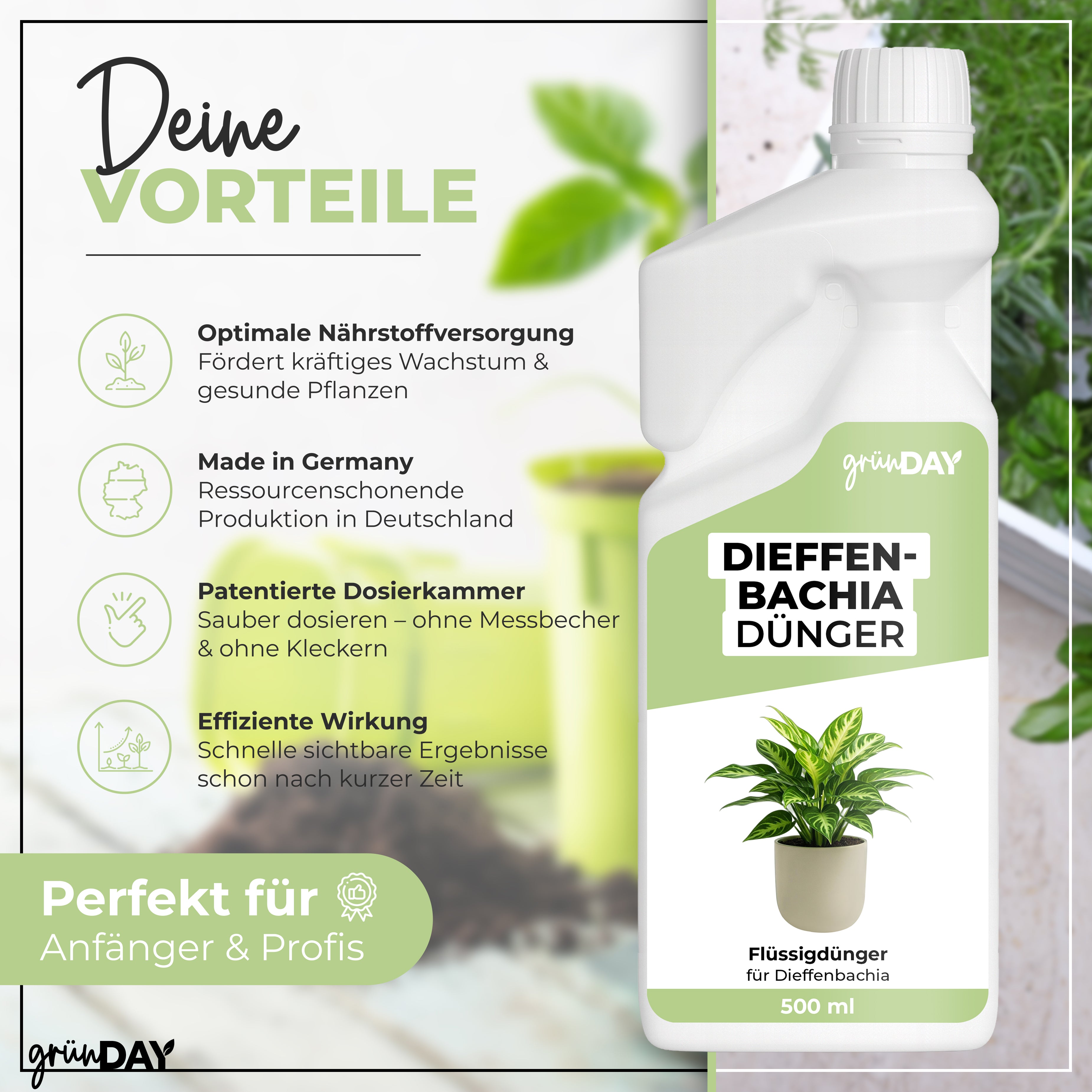 Gründay Dieffenbachia Dünger – Produktansicht 2