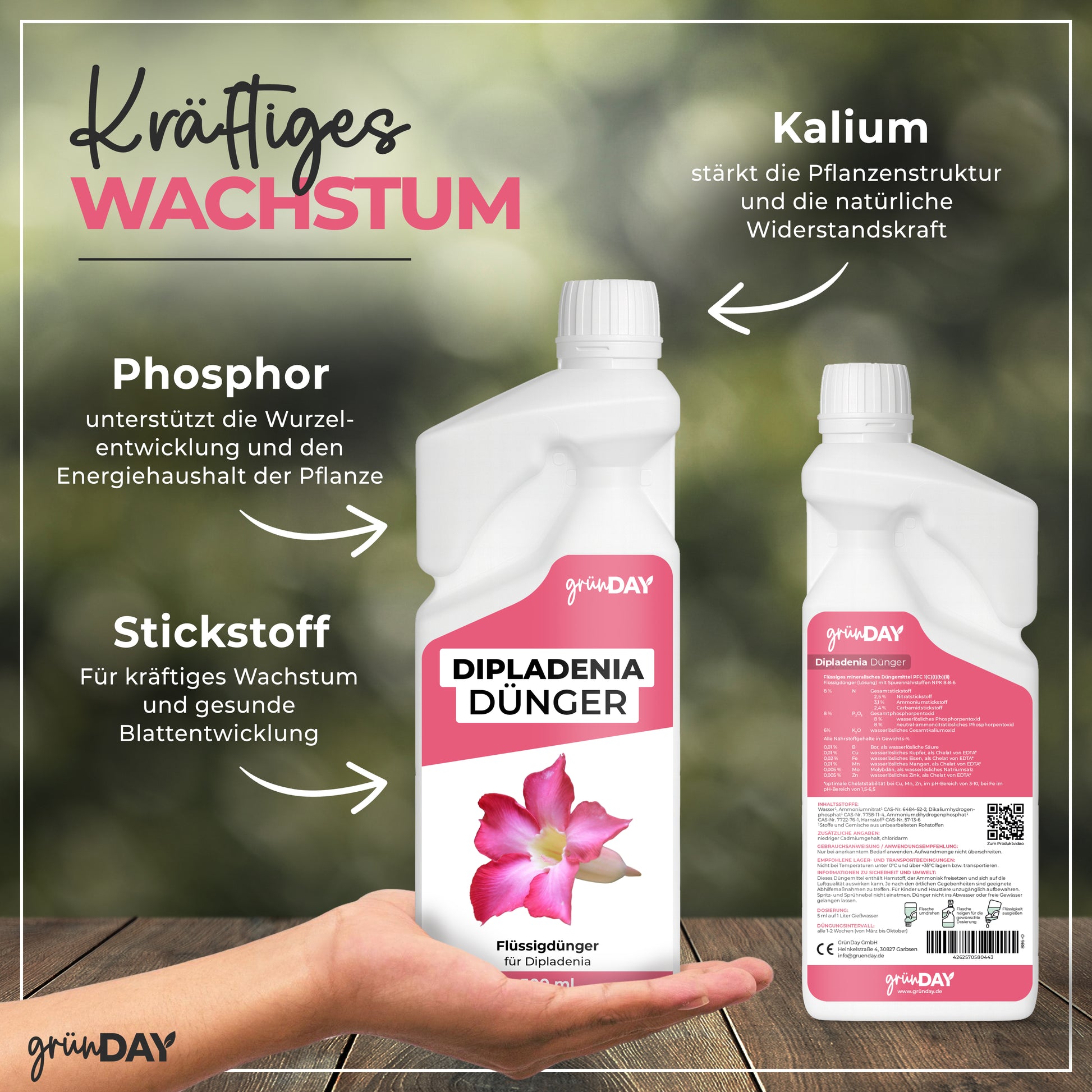Gründay Dipladeniadünger – Produktansicht 4