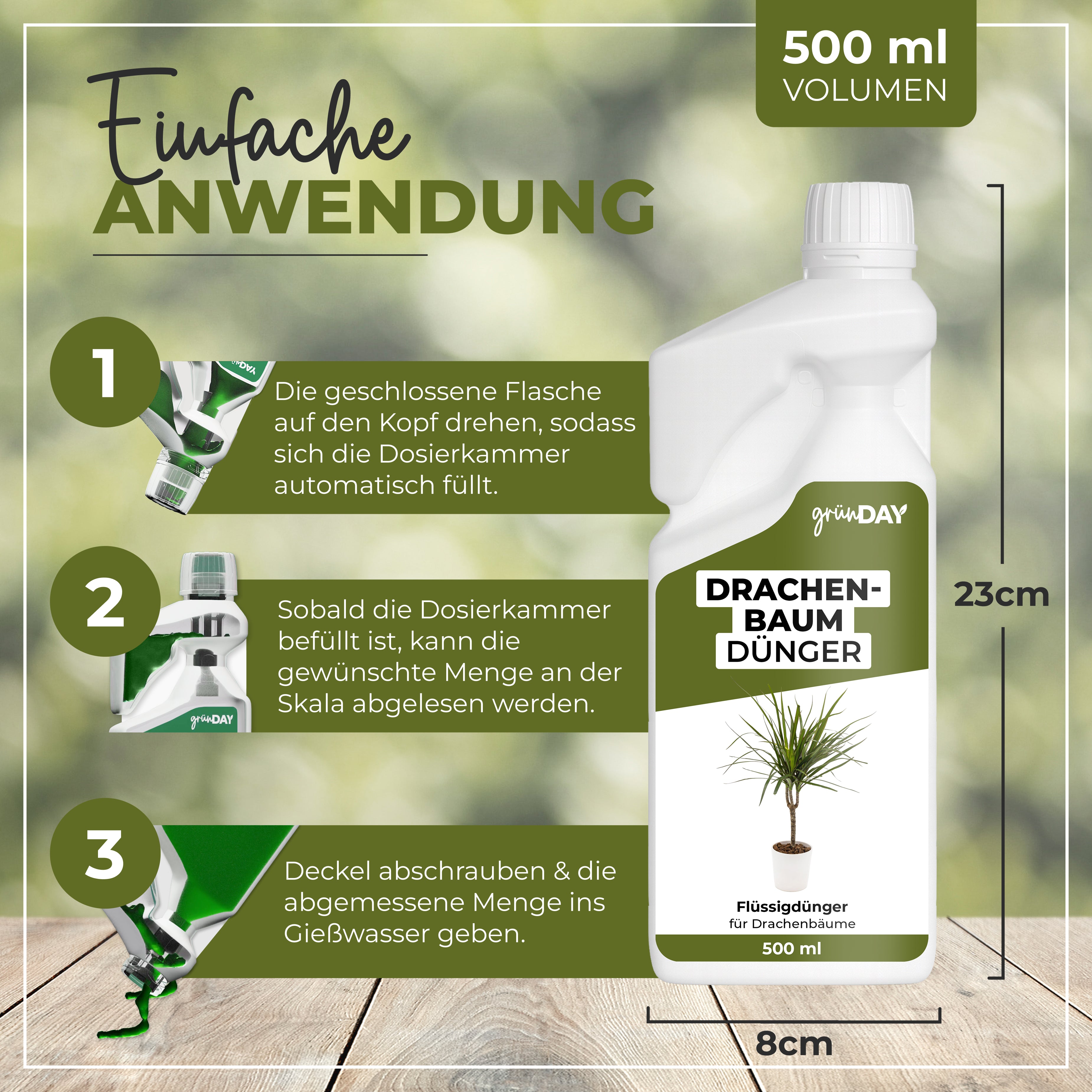 Gründay Drachenbaumdünger – Produktansicht 3