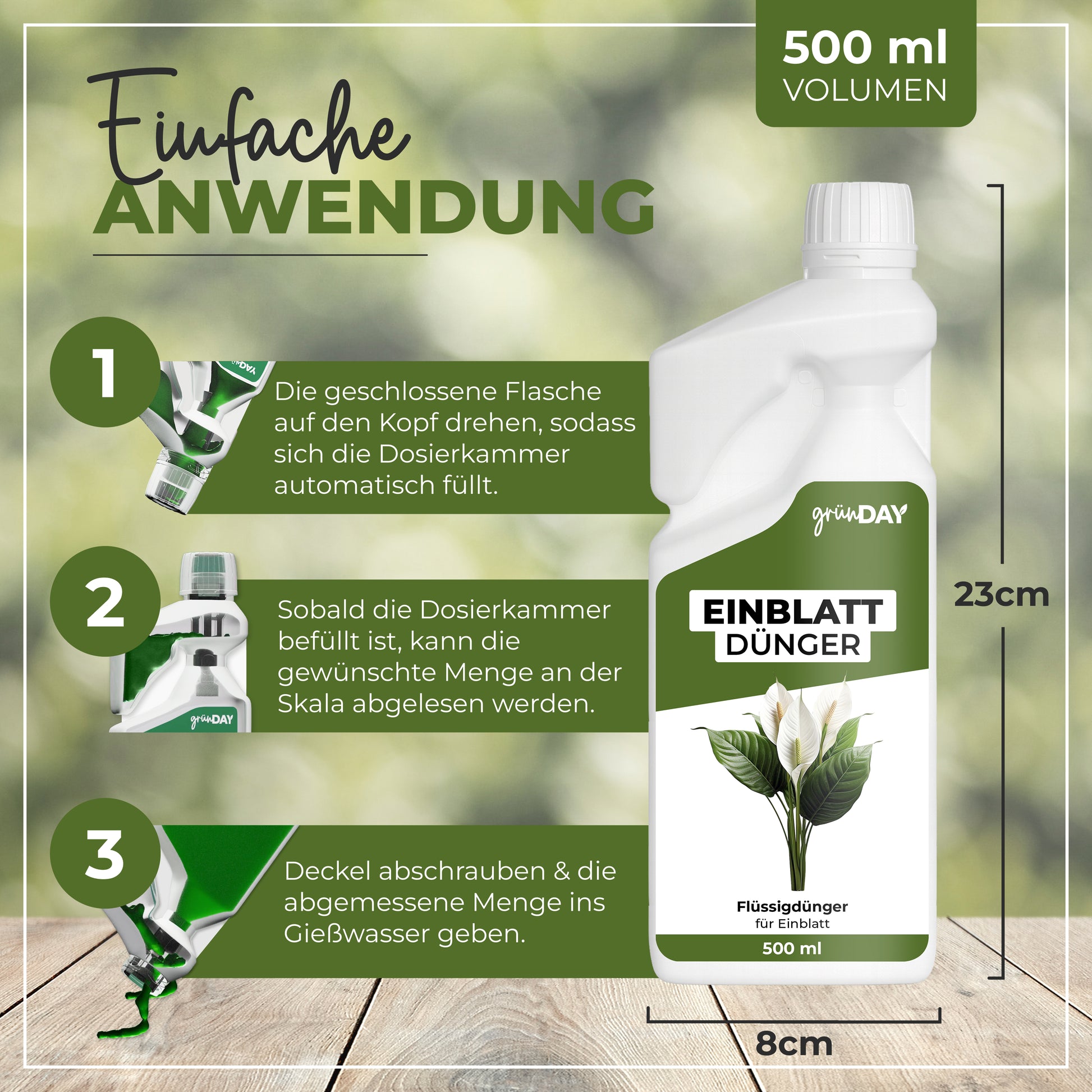 Gründay Einblatt Dünger – Produktansicht 3
