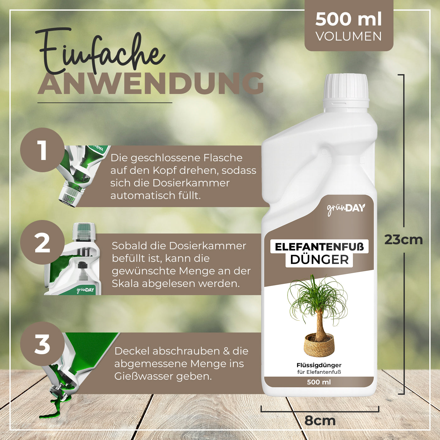 Gründay Elefantenfußdünger – Produktansicht 3