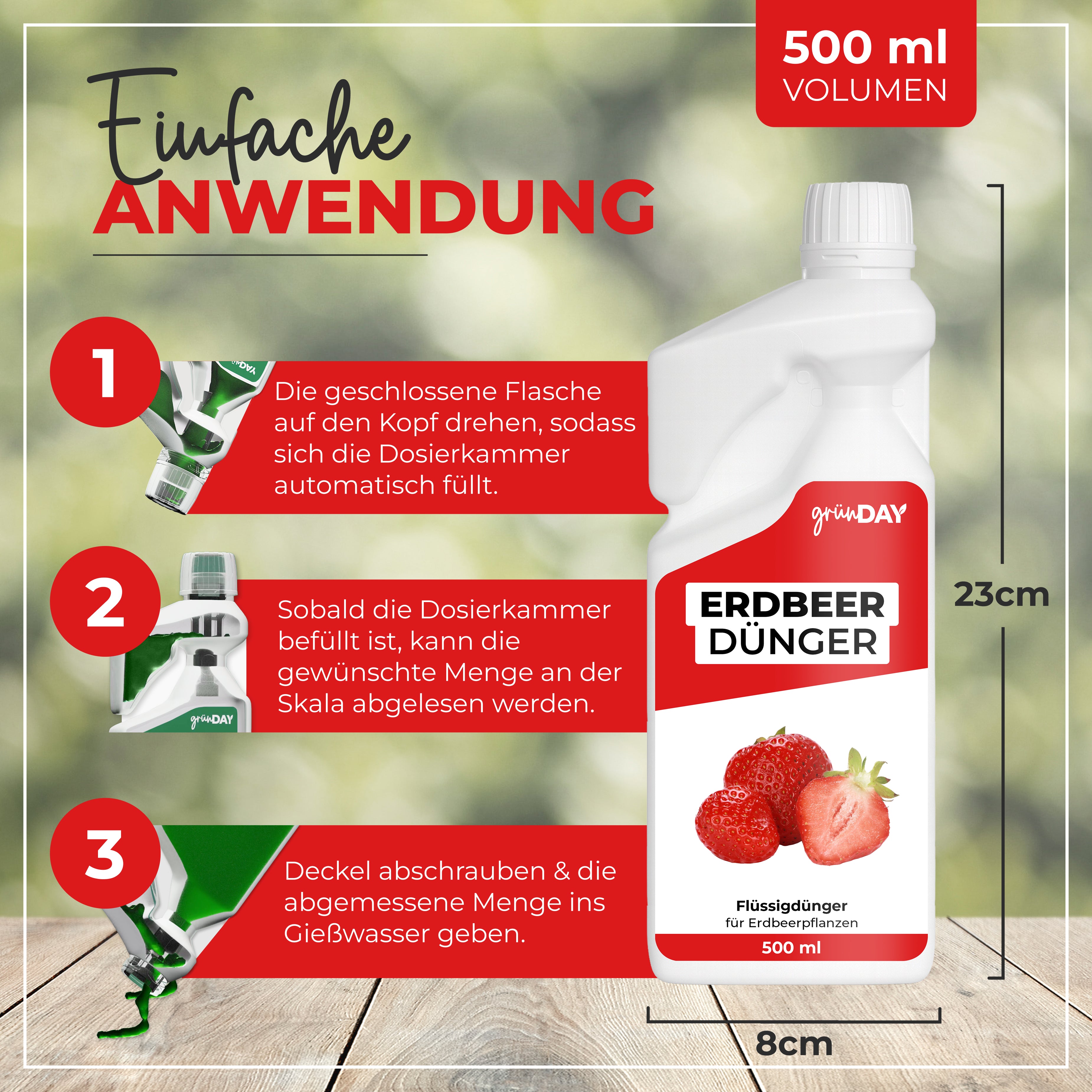 Gründay Erdbeerdünger – Produktansicht 3