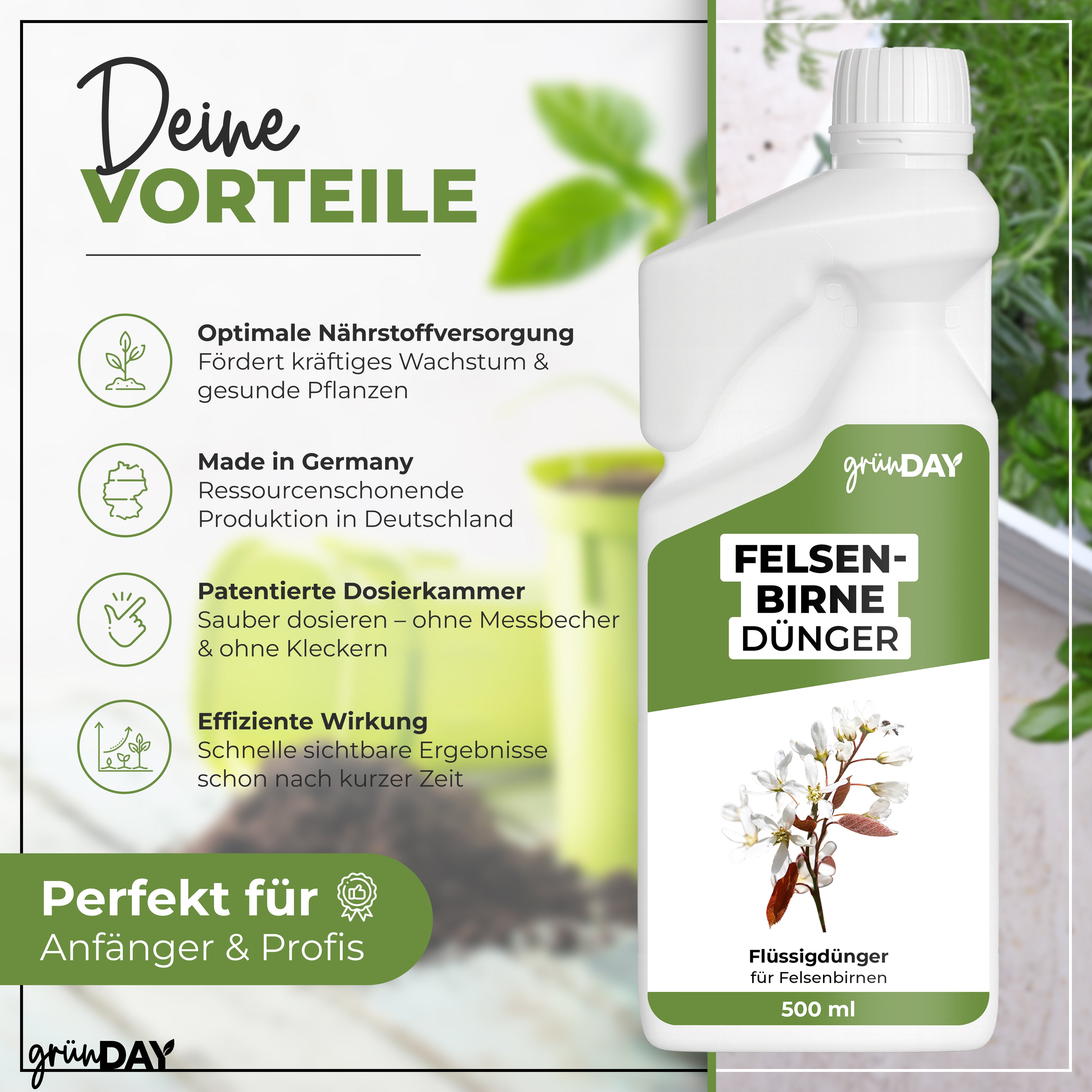 Gründay Felsenbirne Dünger – Produktansicht 2